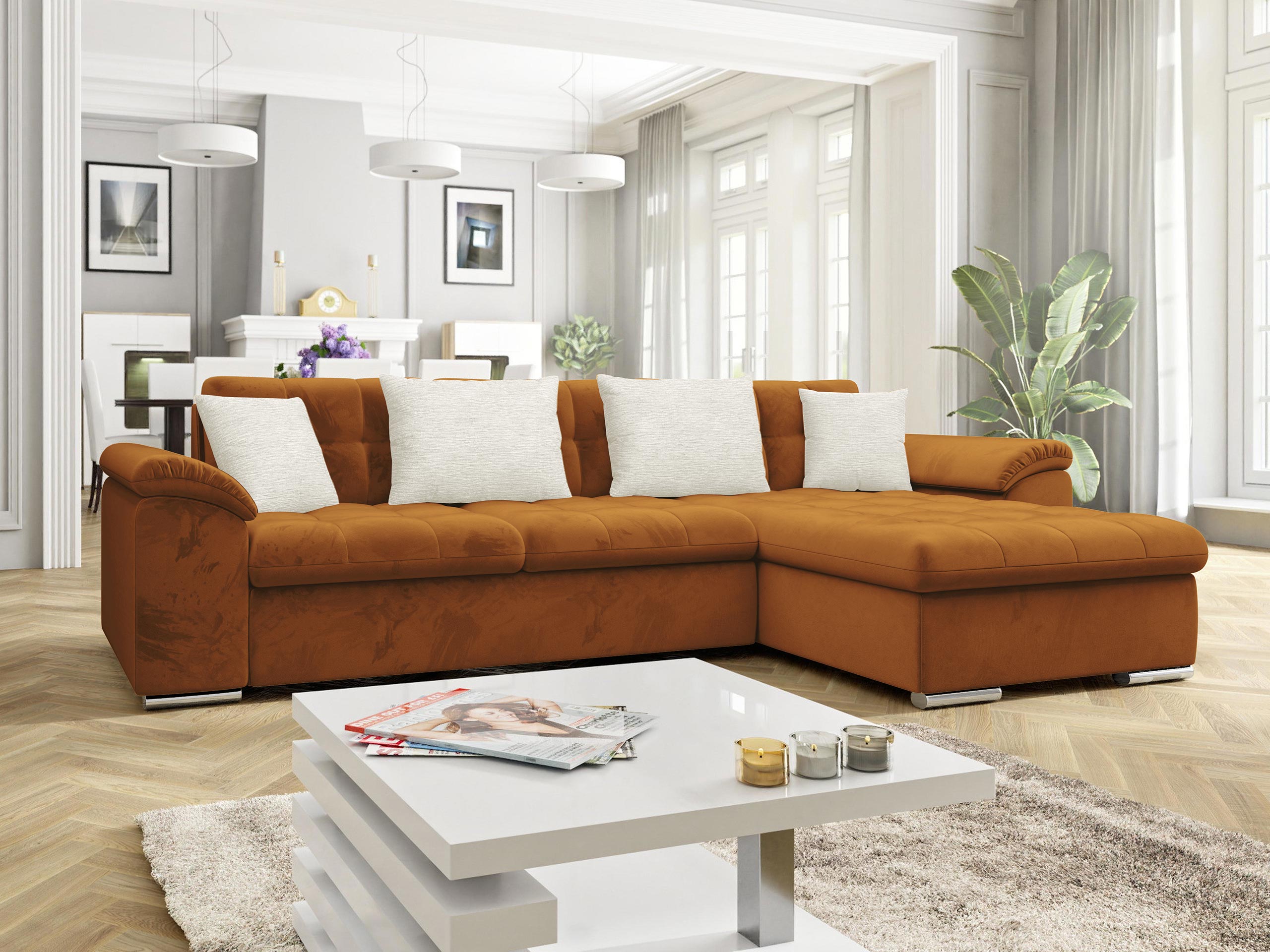 Hjørnesofa Comfivo Mica II (Piano 21 + Mokka 03)
