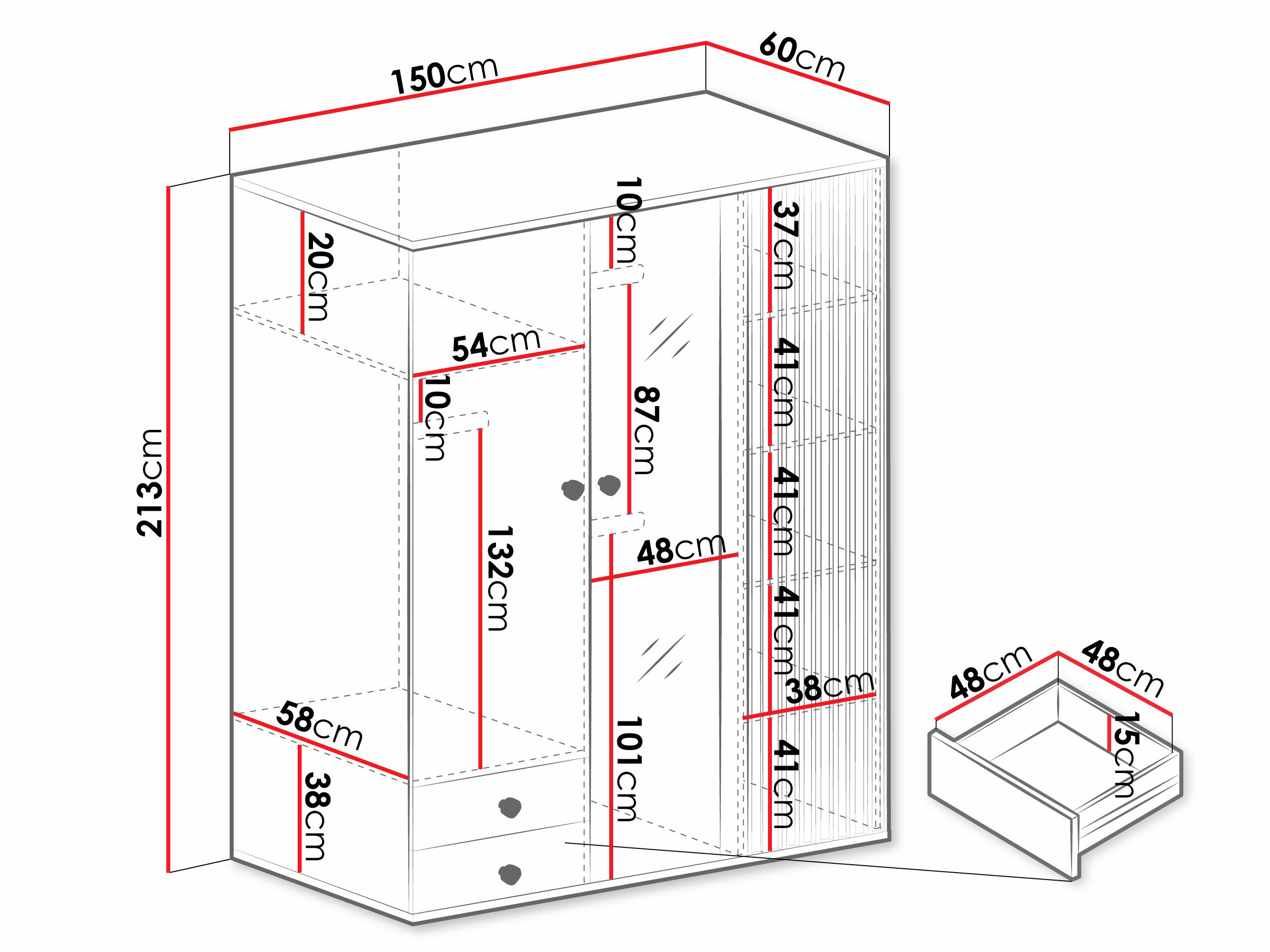 Garderobeskab Venmava 115