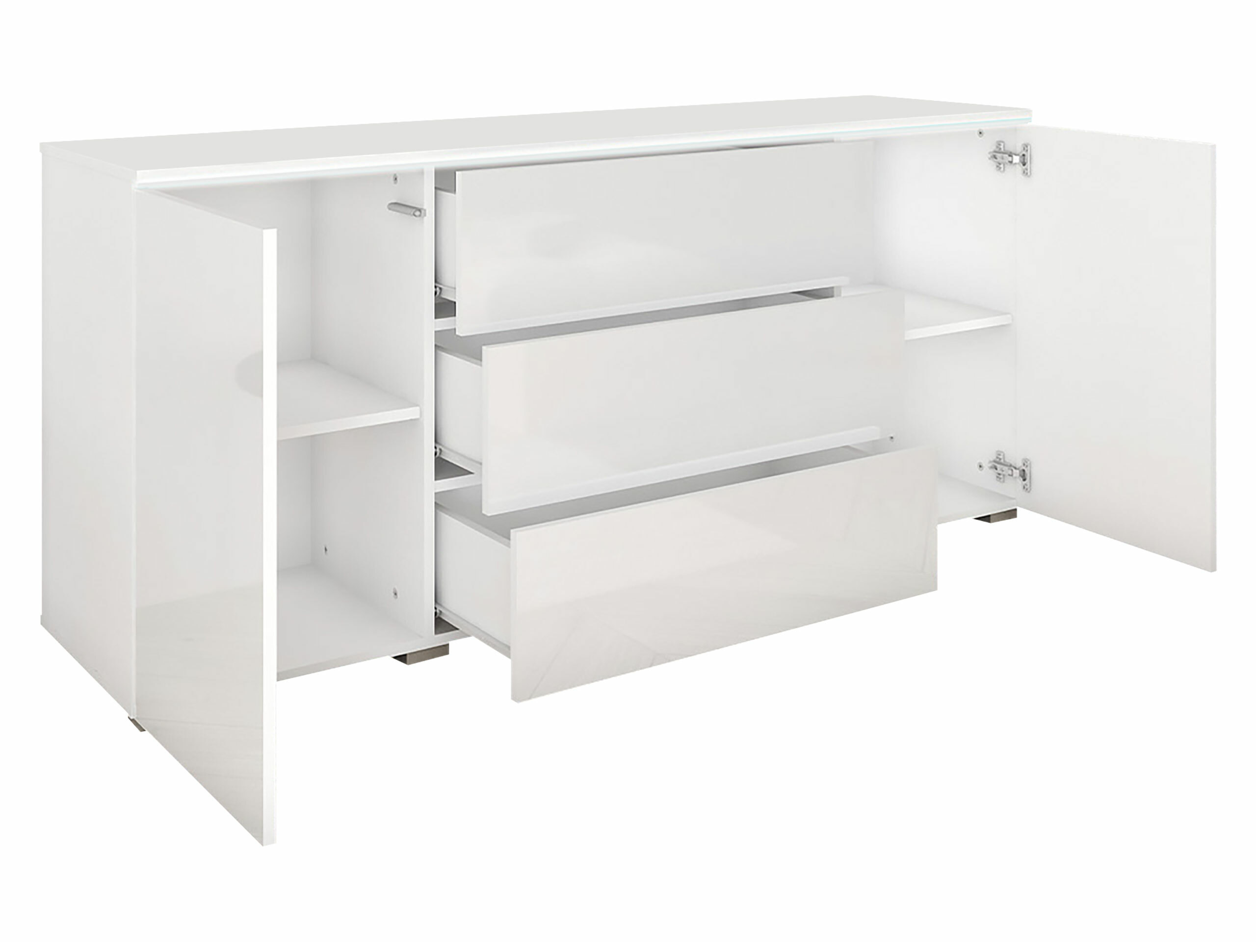 Kommode Mirfivo 102 (Wotan eg + Blank sort)