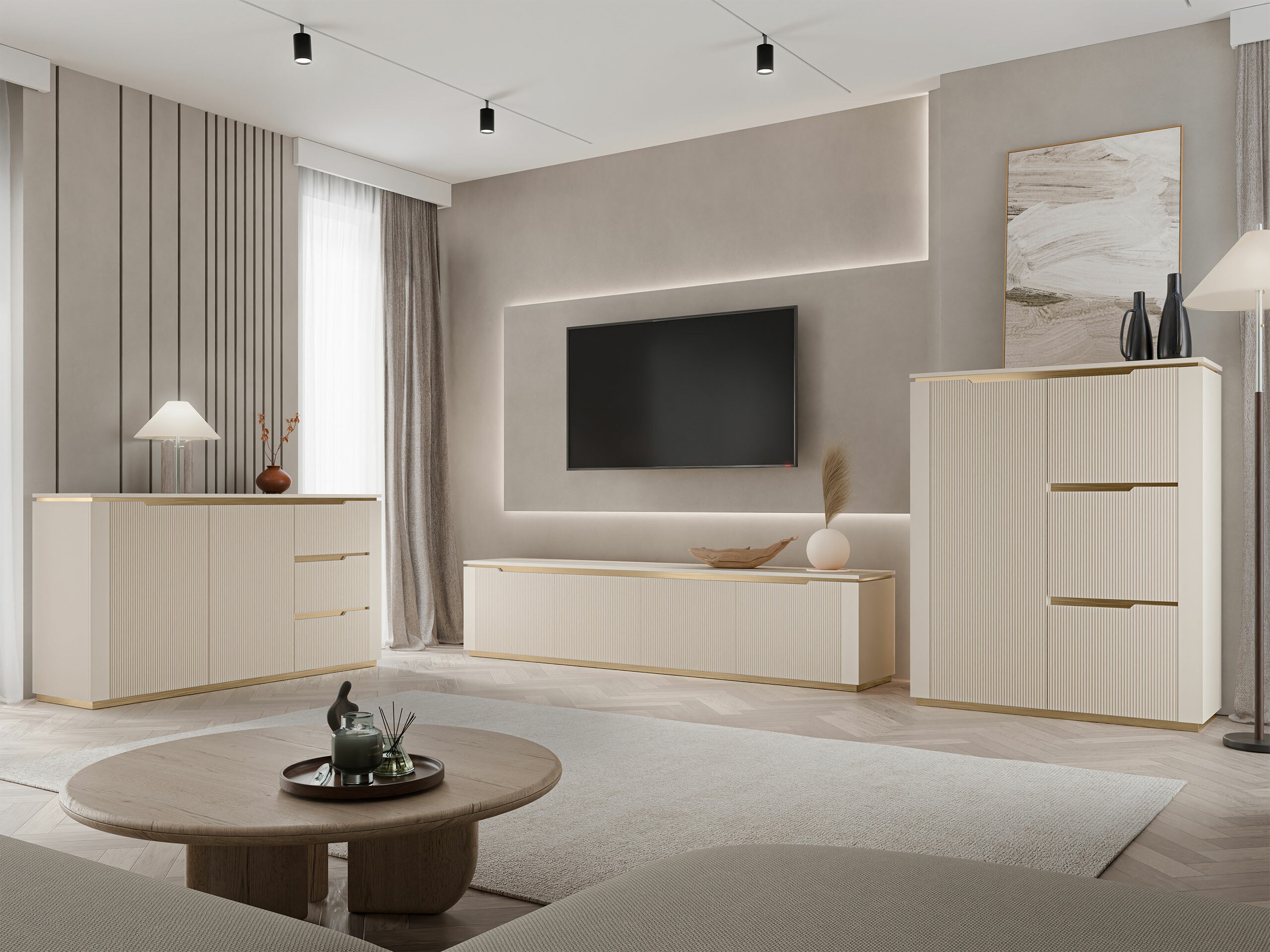 TV-bord Comfivo Ovitas