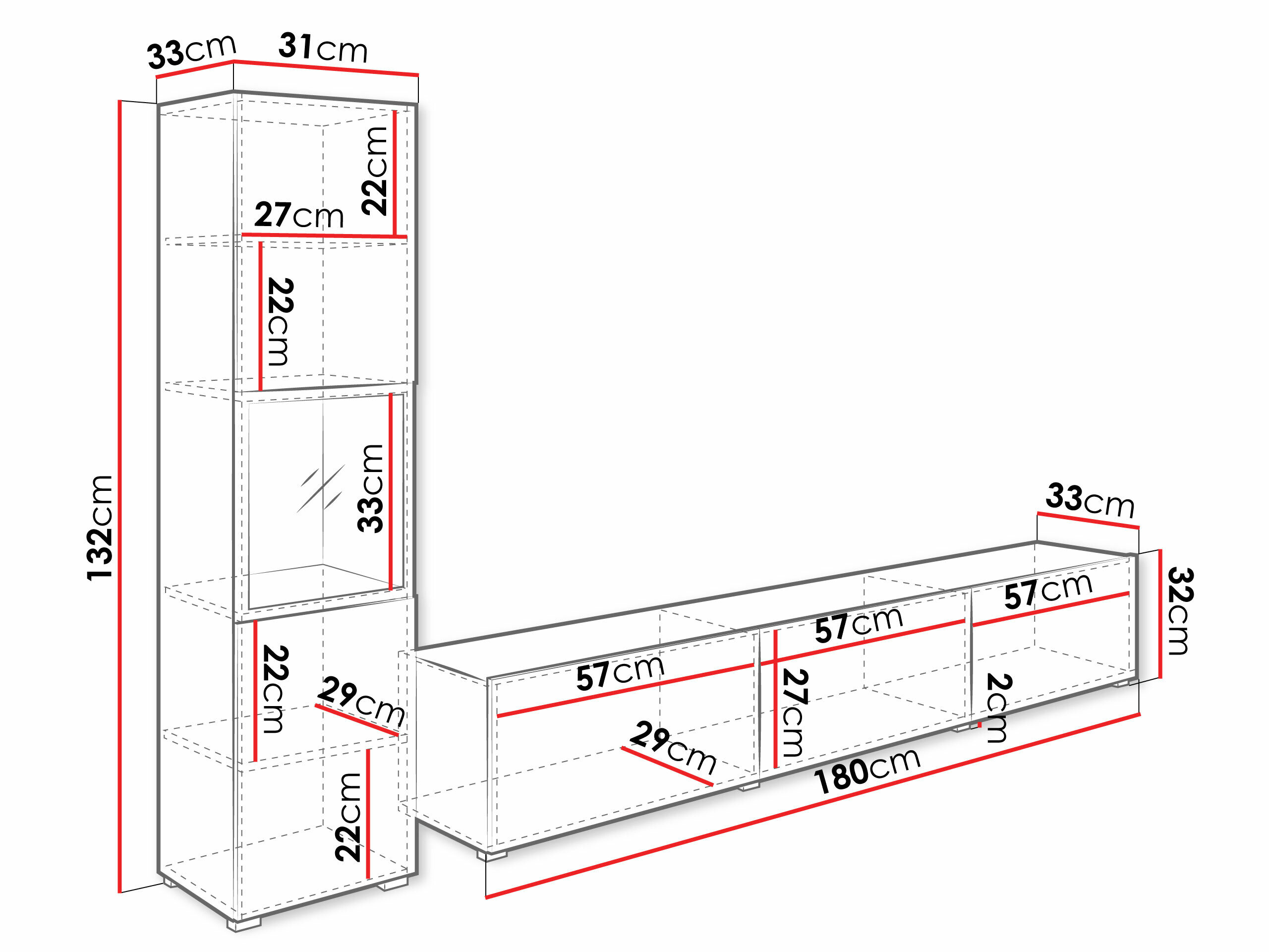 Stuemøbelsæt Sarasota 192 (Wotan eg + Grafit)