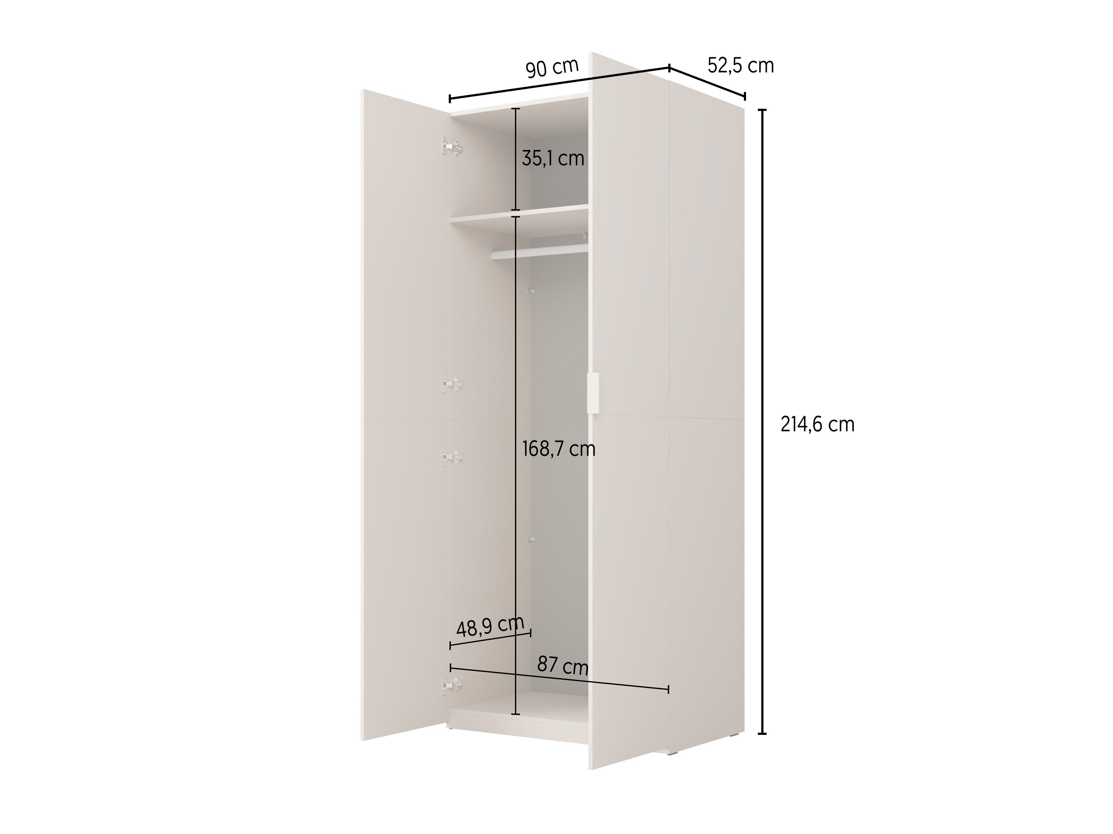 Garderobeskab Austin 387 (Wotan eg)