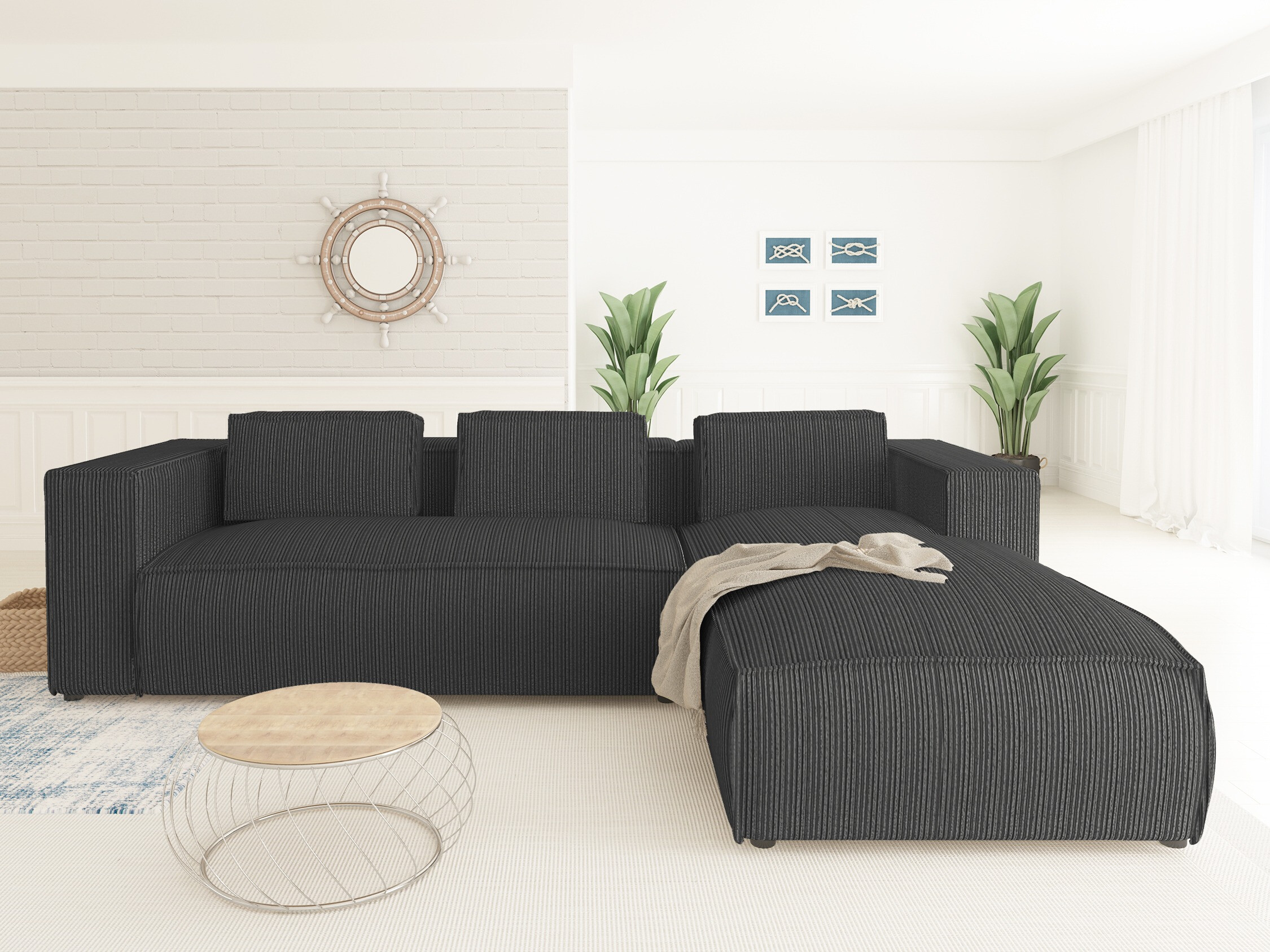 Hjørnesofa Tenromu 104 (Lincoln 90)