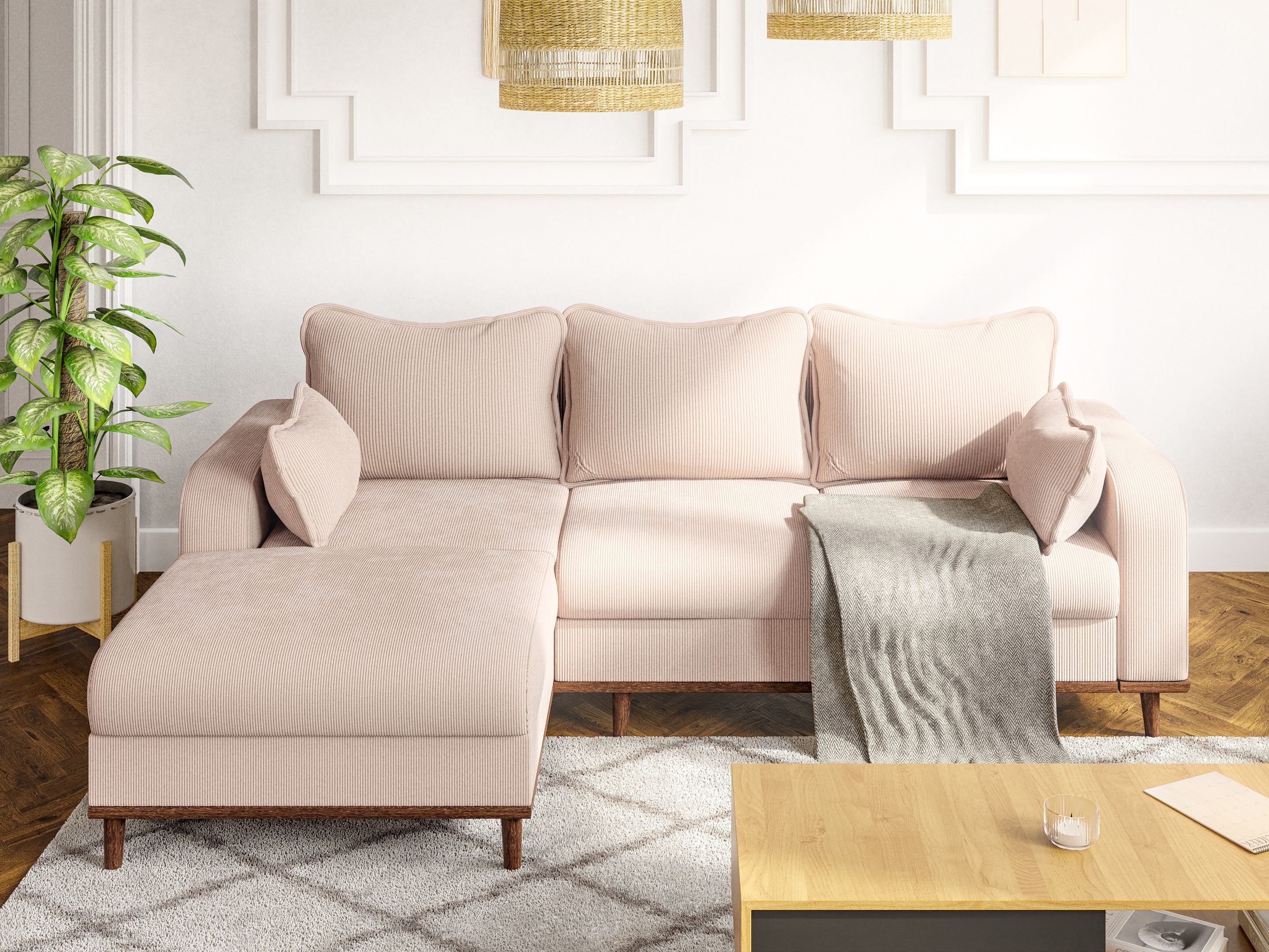 Hjørnesofa Rocklin 129 (Fjord 23)