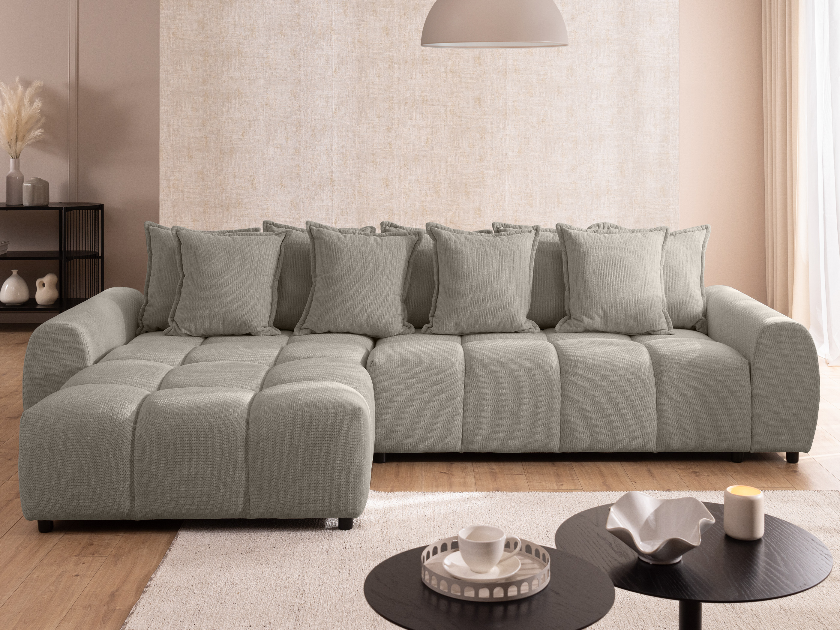 Hjørnesofa Rocklin 132 (Aragon 20)