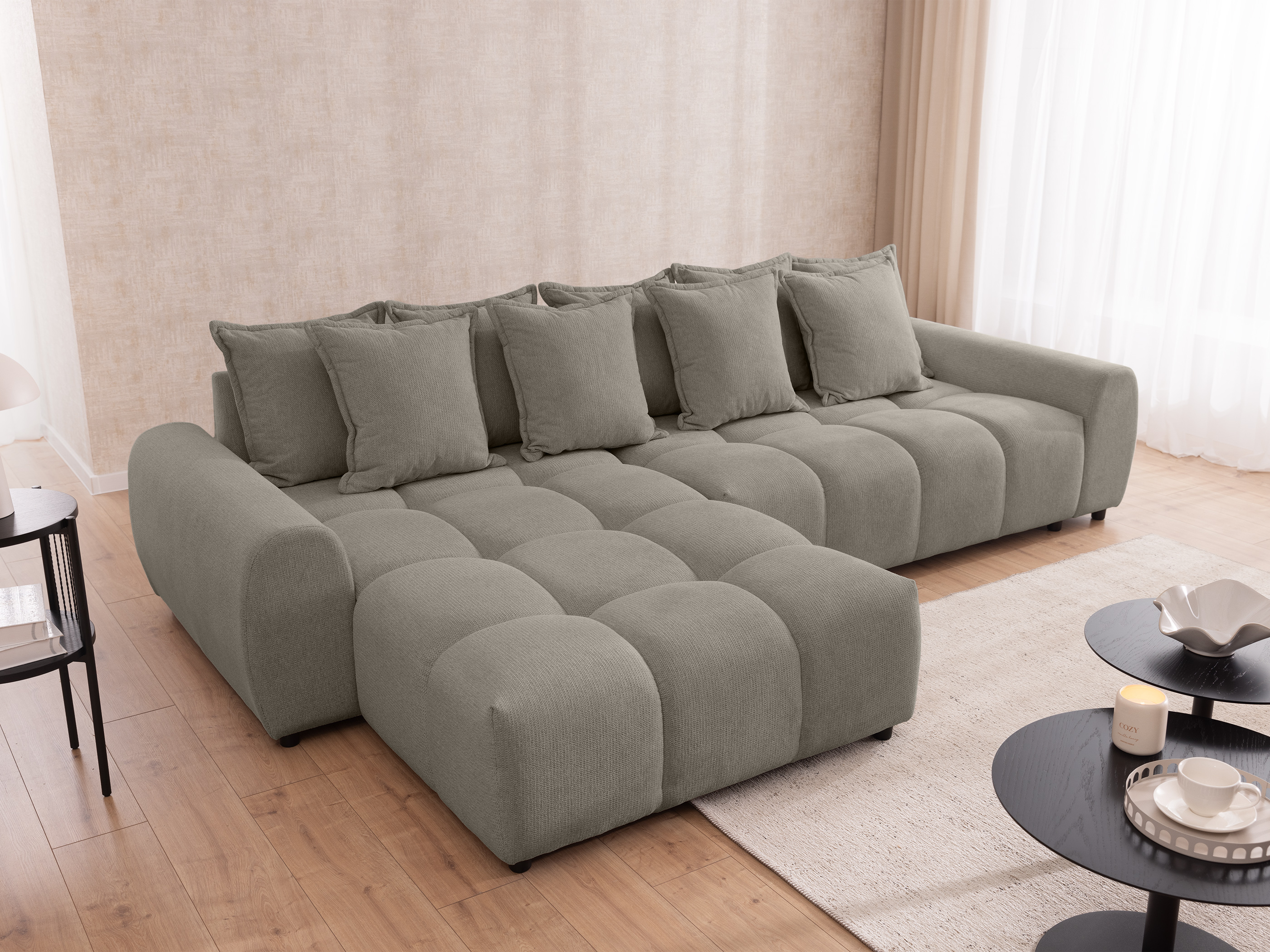 Hjørnesofa Rocklin 132 (Aragon 20)