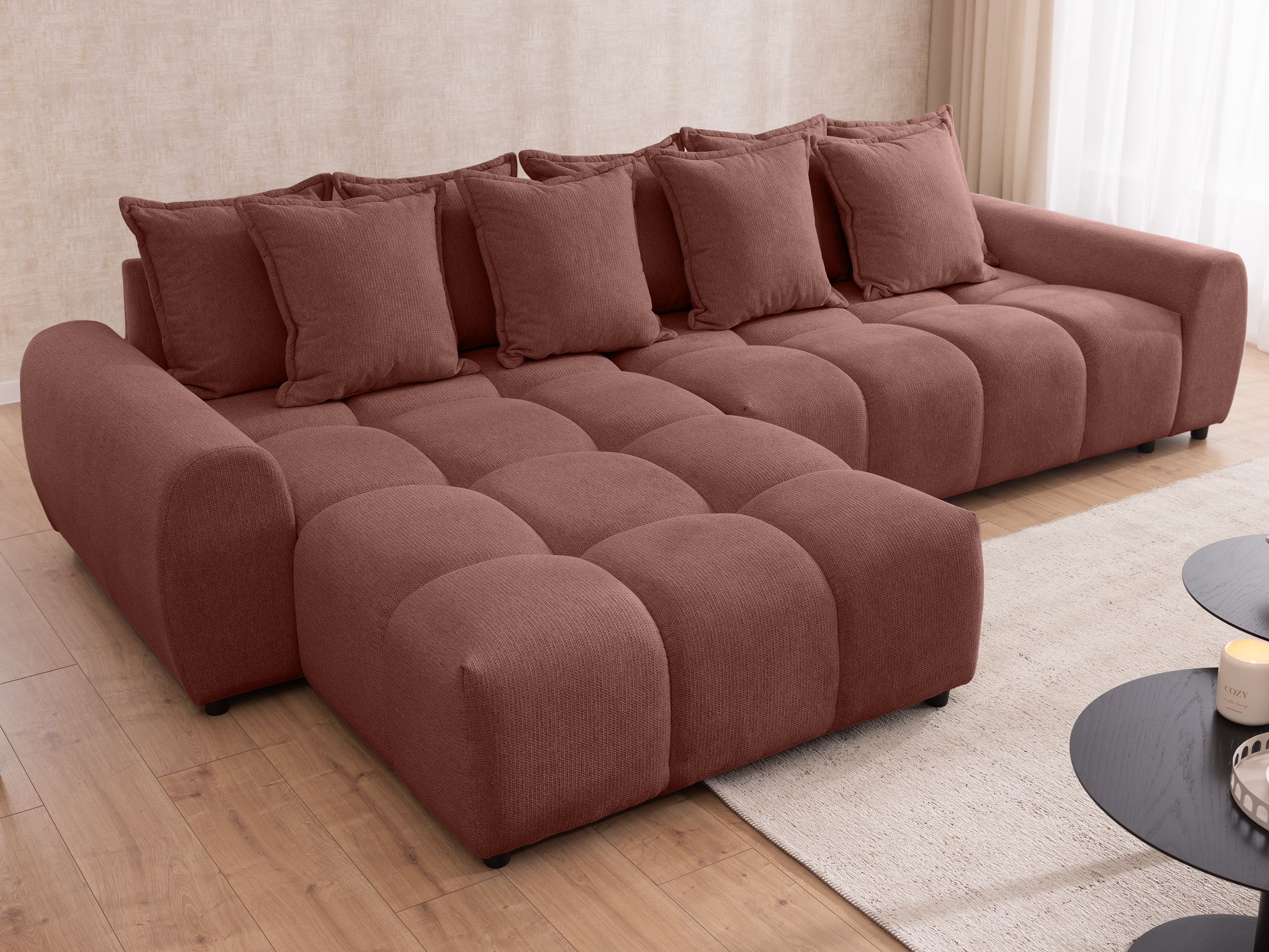 Hjørnesofa Rocklin 132 (Aragon 59)