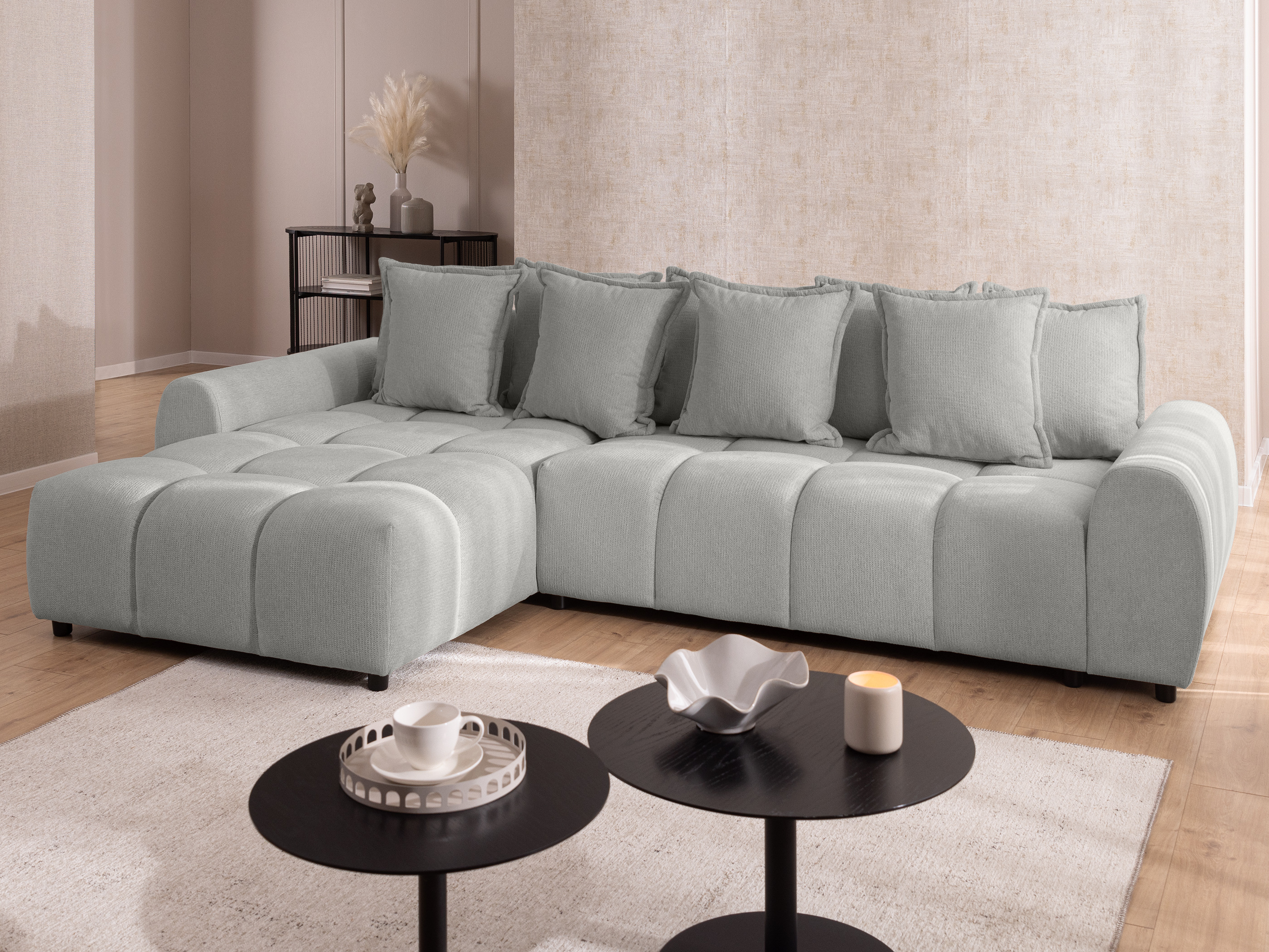 Hjørnesofa Rocklin 132 (Aragon 80)