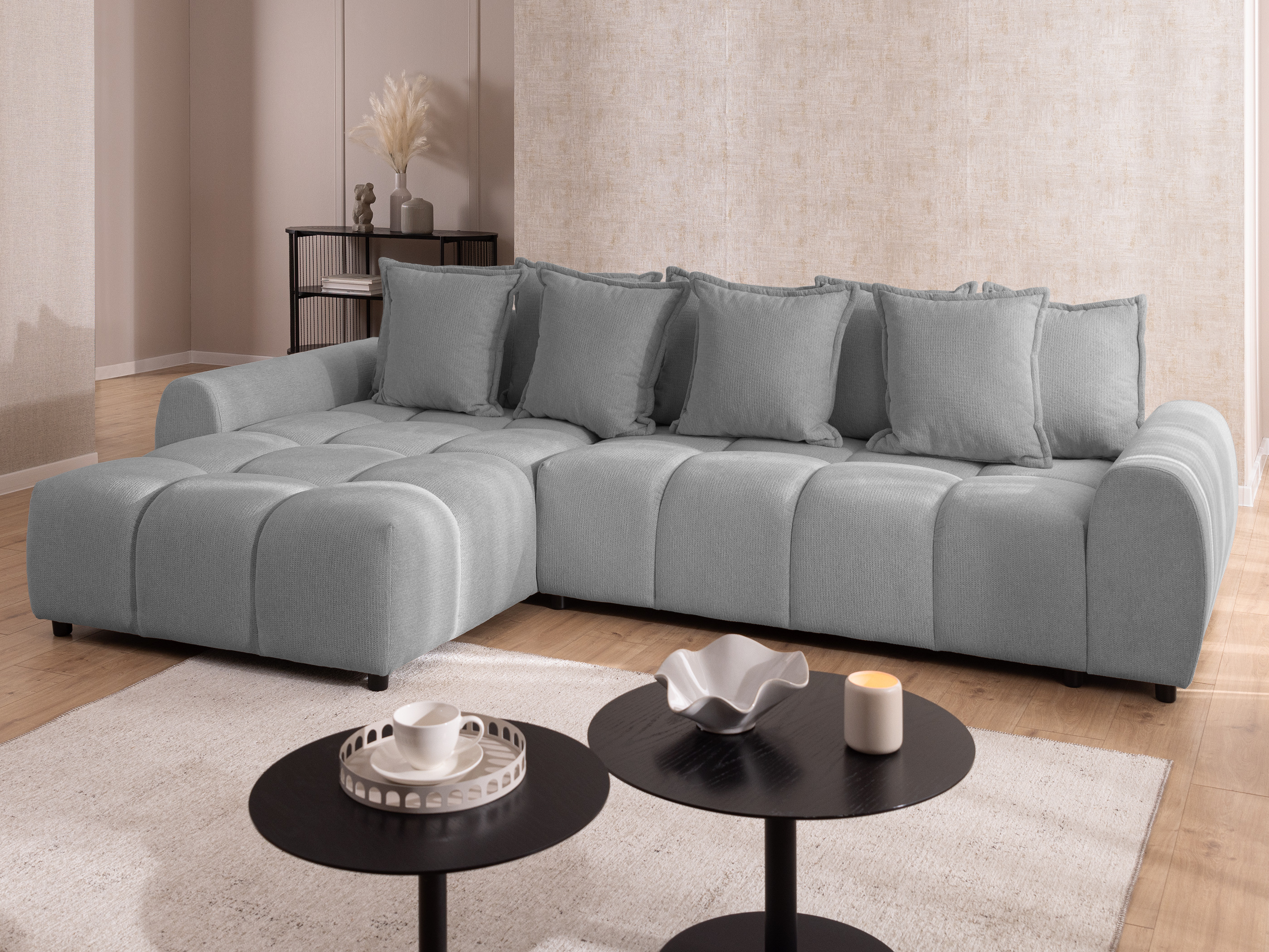 Hjørnesofa Rocklin 132 (Aragon 90)