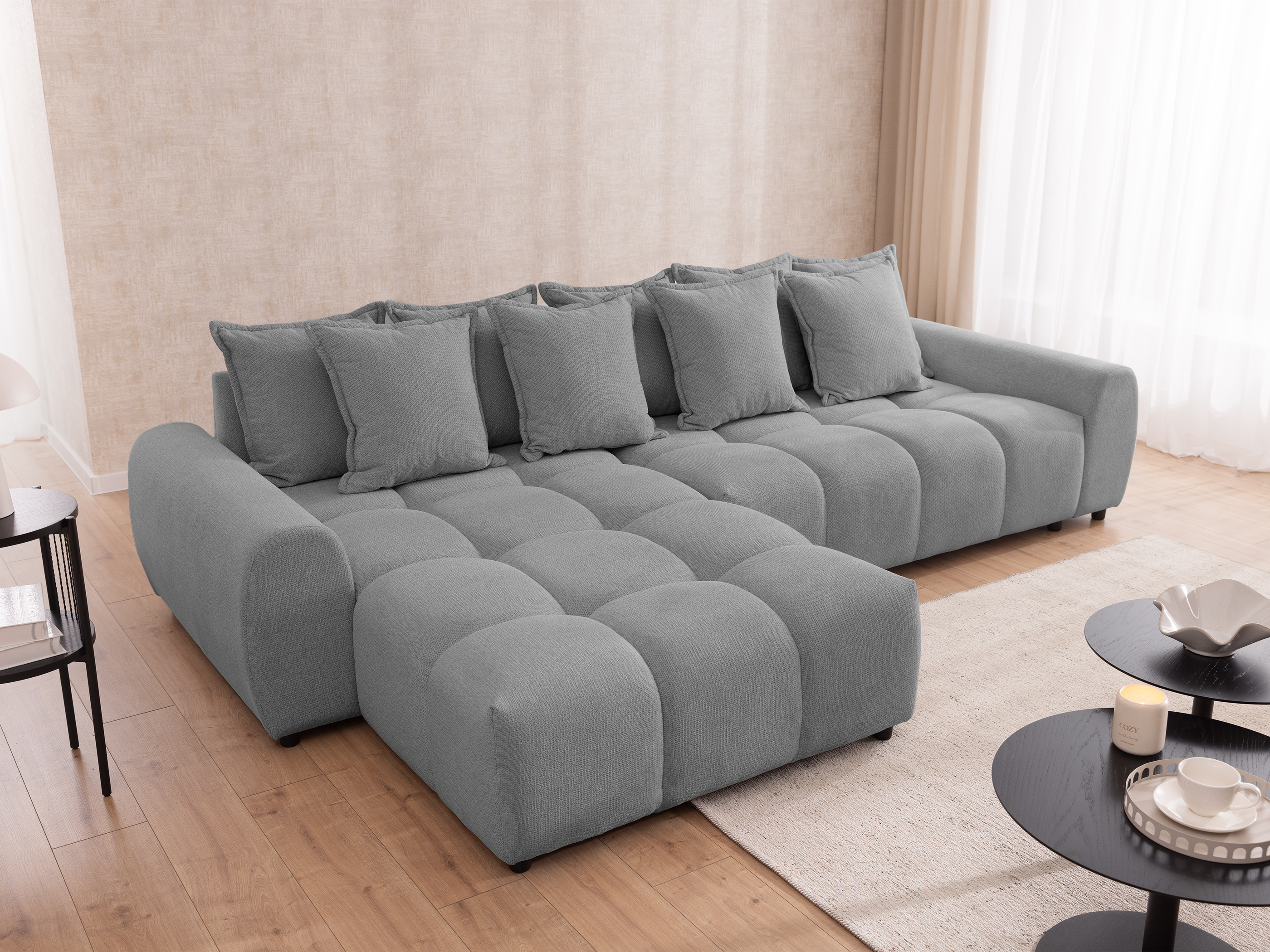 Hjørnesofa Rocklin 132 (Aragon 90)