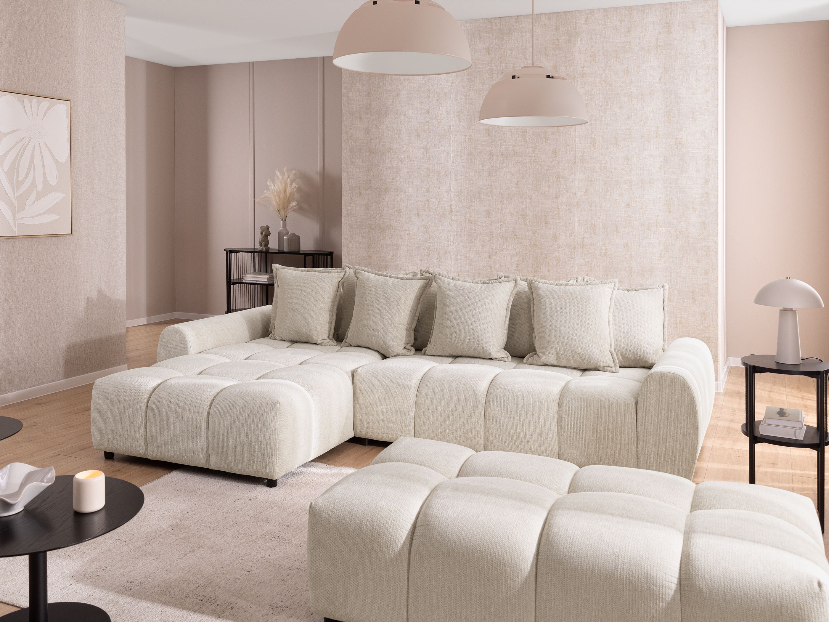Hjørnesofa Rocklin 132 (Aragon 03)