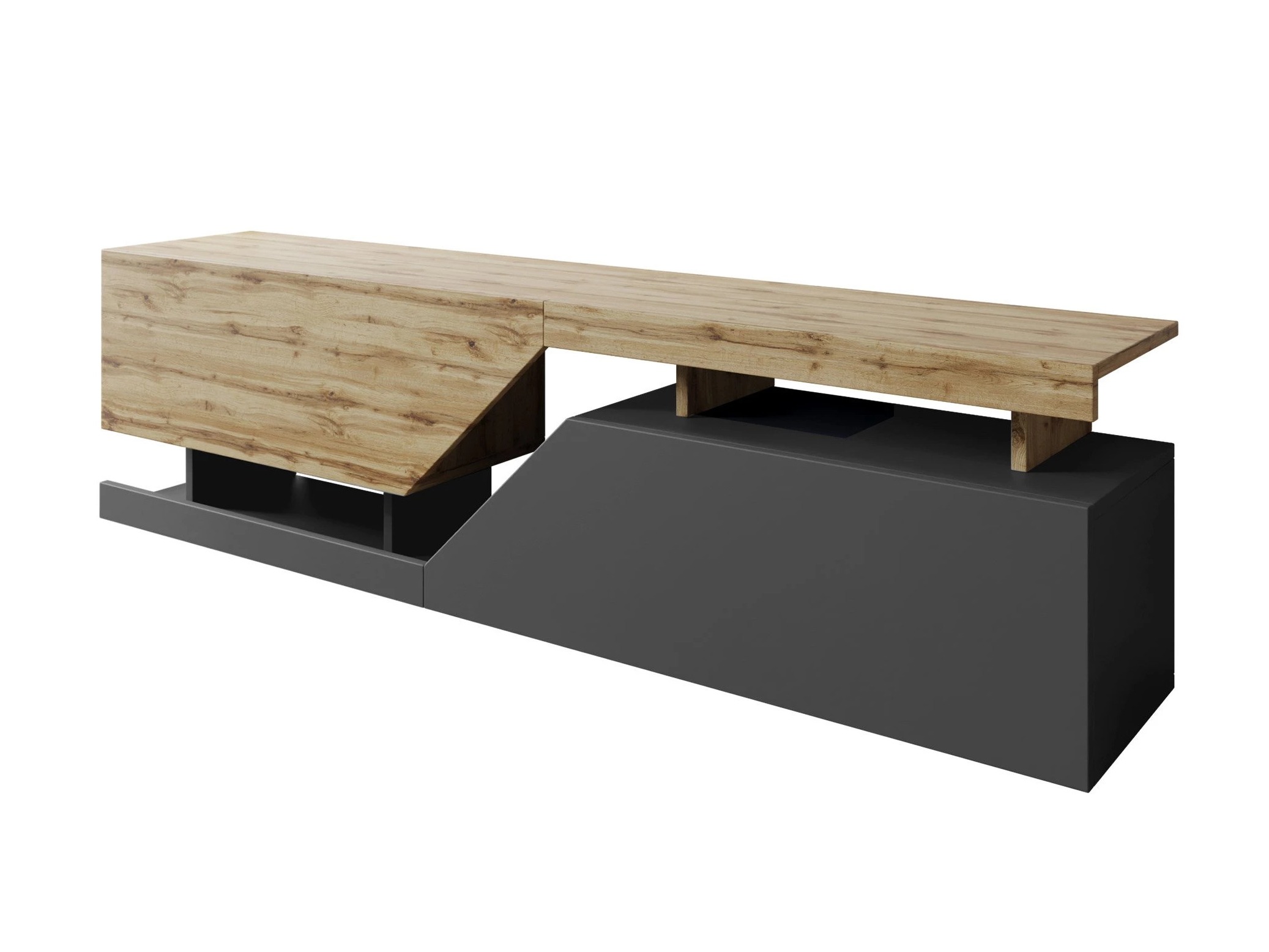 TV-bord Comfivo Daldune (Antracit + Wotan eg)