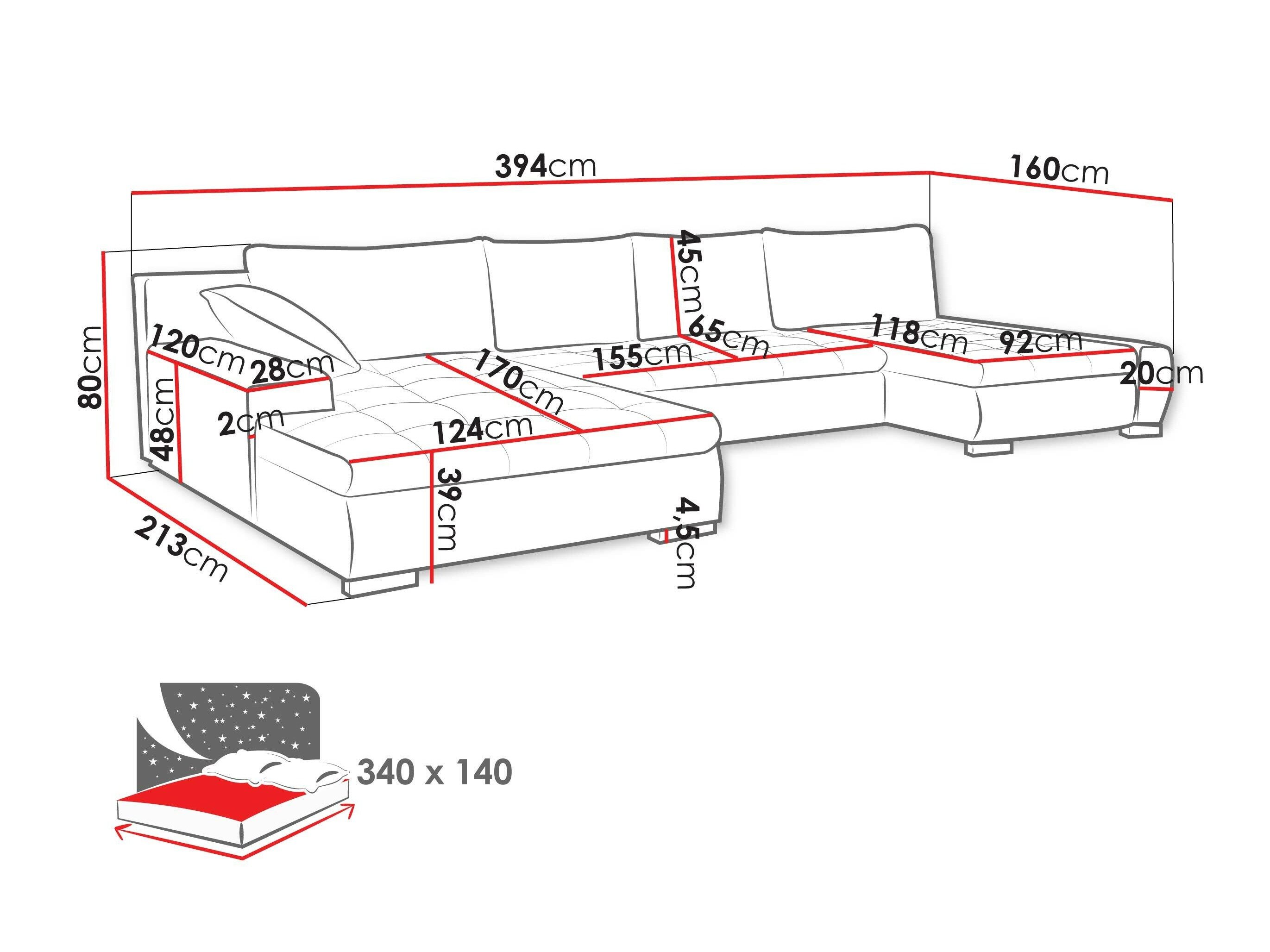 Hjørnesofa Comfivo 106 (Rico 12)