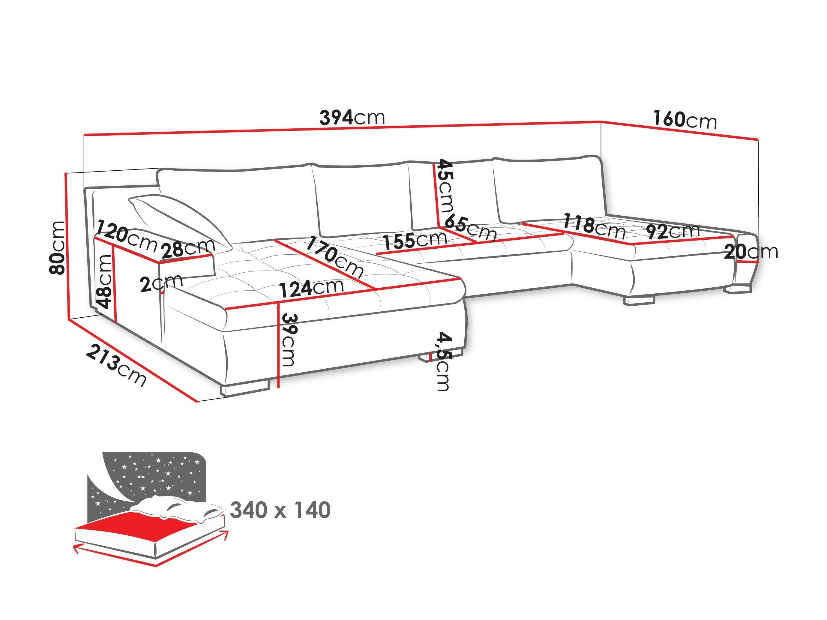 Hjørnesofa Comfivo 106 (Wave 05)