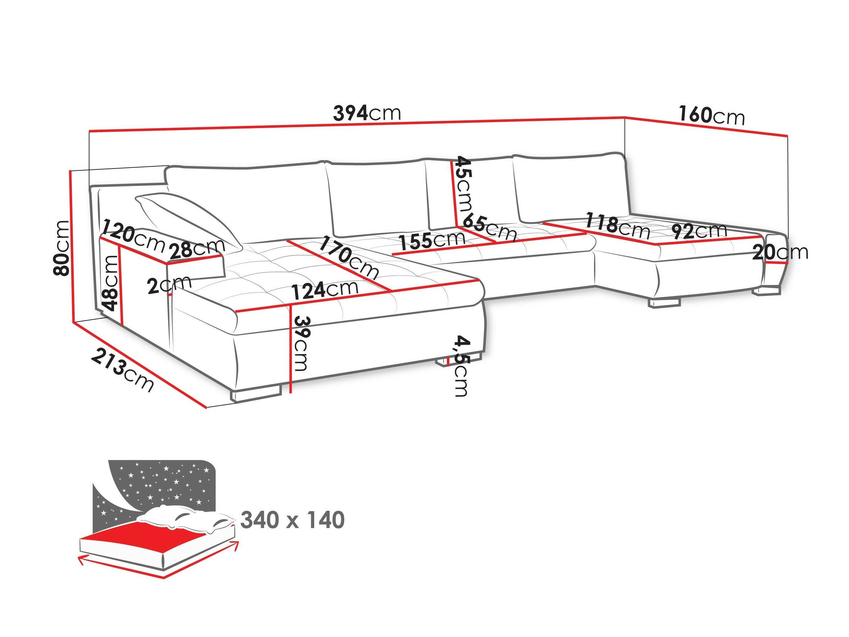 Hjørnesofa Comfivo 248 (Venus Velvet 2927 + Miu 2041 + Venus Velvet 2927)