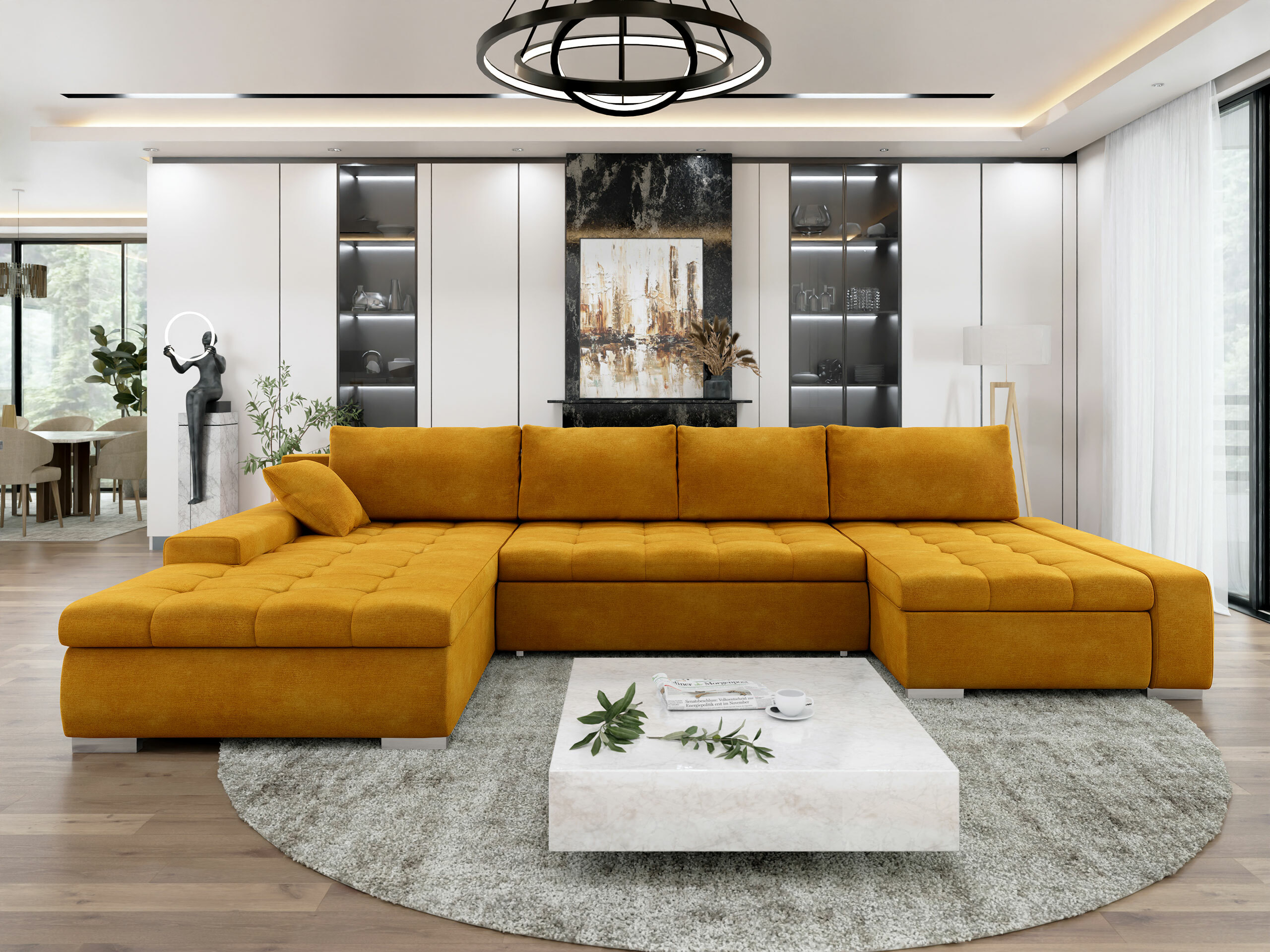 Hjørnesofa Comfivo Oliva (Wave 05)