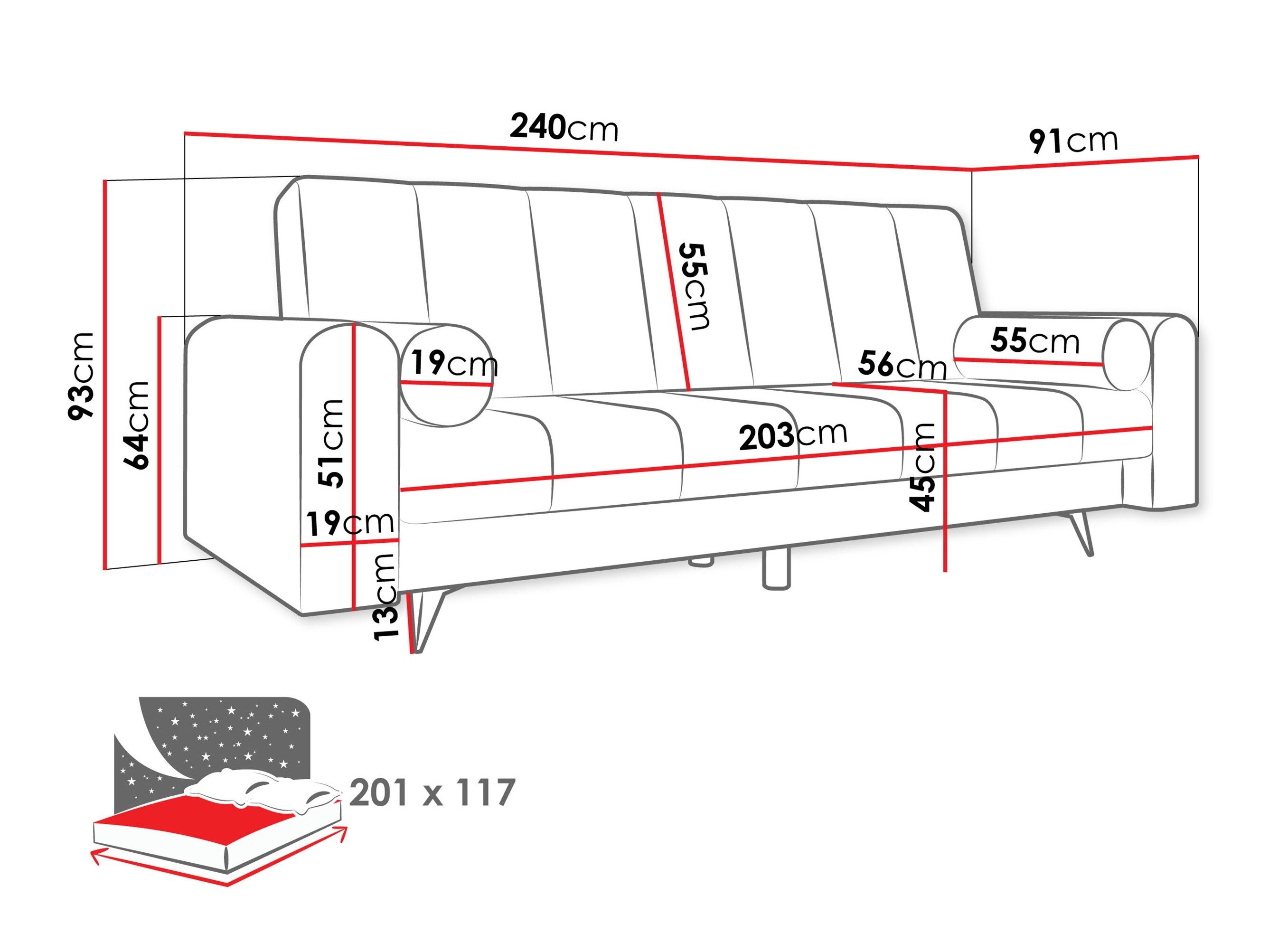 Sovesofa Comfivo 499 (Sandu 224.02)