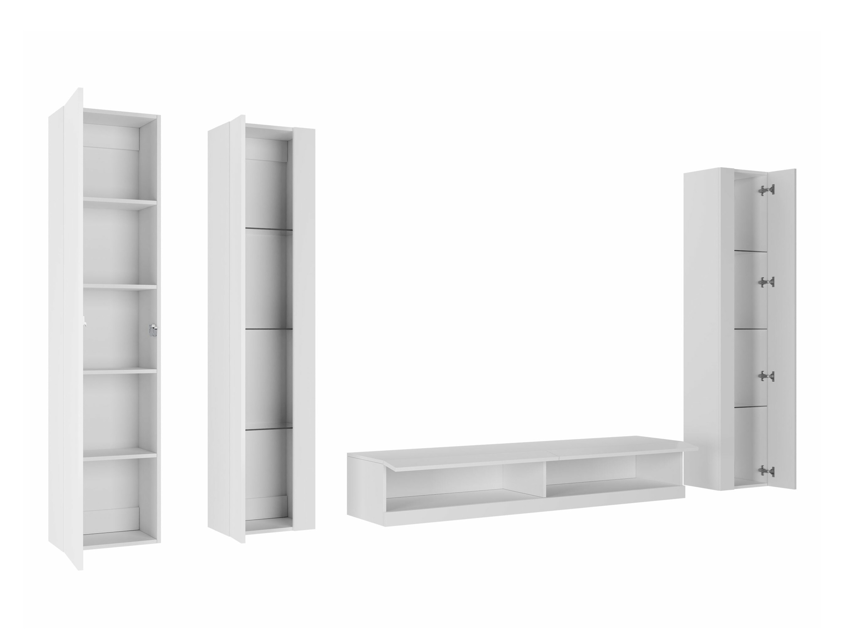 Stuemøbelsæt Vilrin VII (Sort + Blank sort)