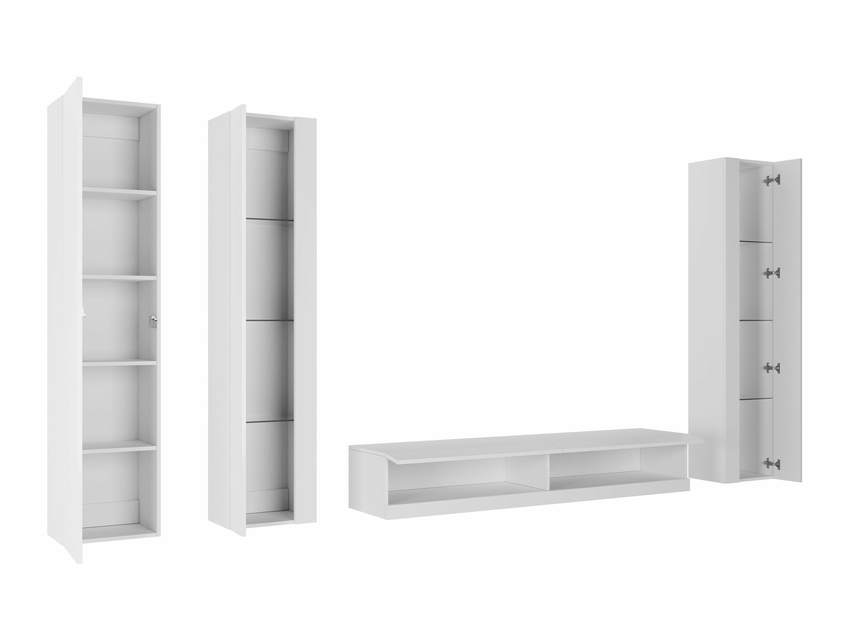 Stuemøbelsæt Vilrin VII (Sort + Blank sort)