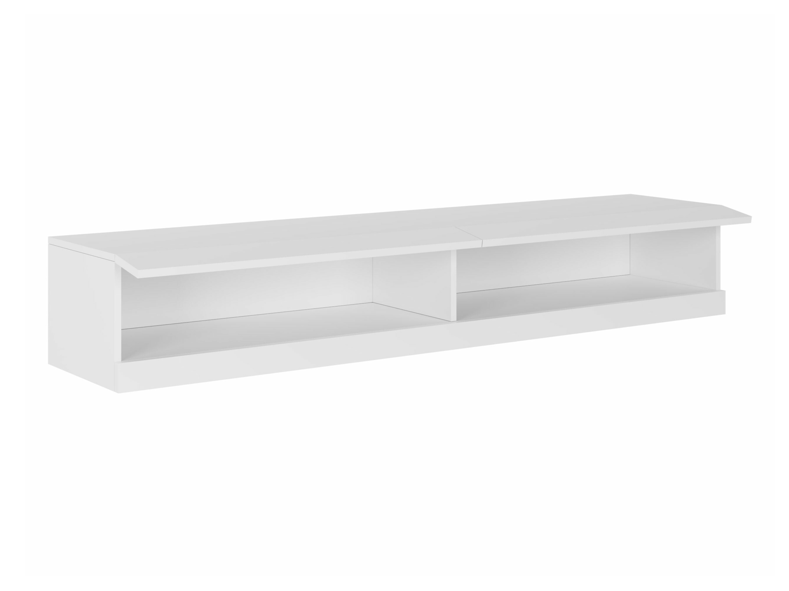TV-bord Vilrin (Hvid + Glansfuld hvid)