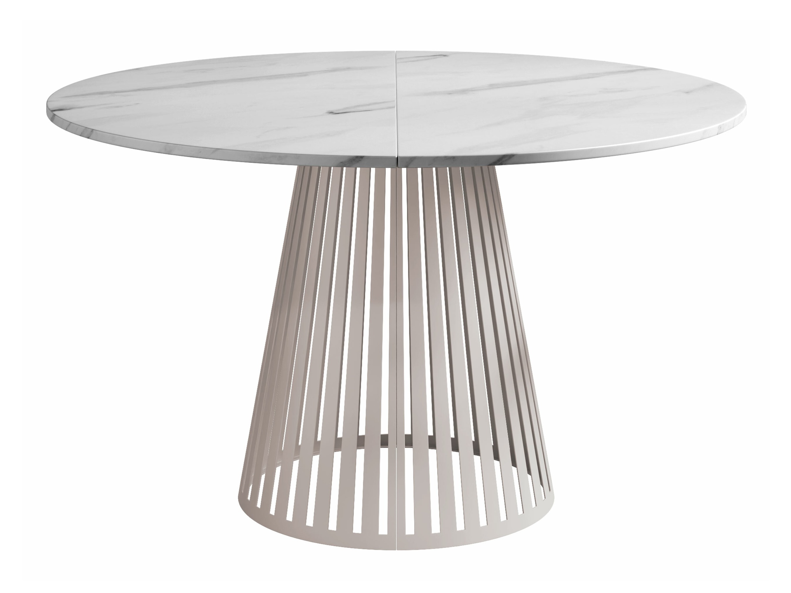 Bord Prudentia (Hvid marmor + Kashmir)