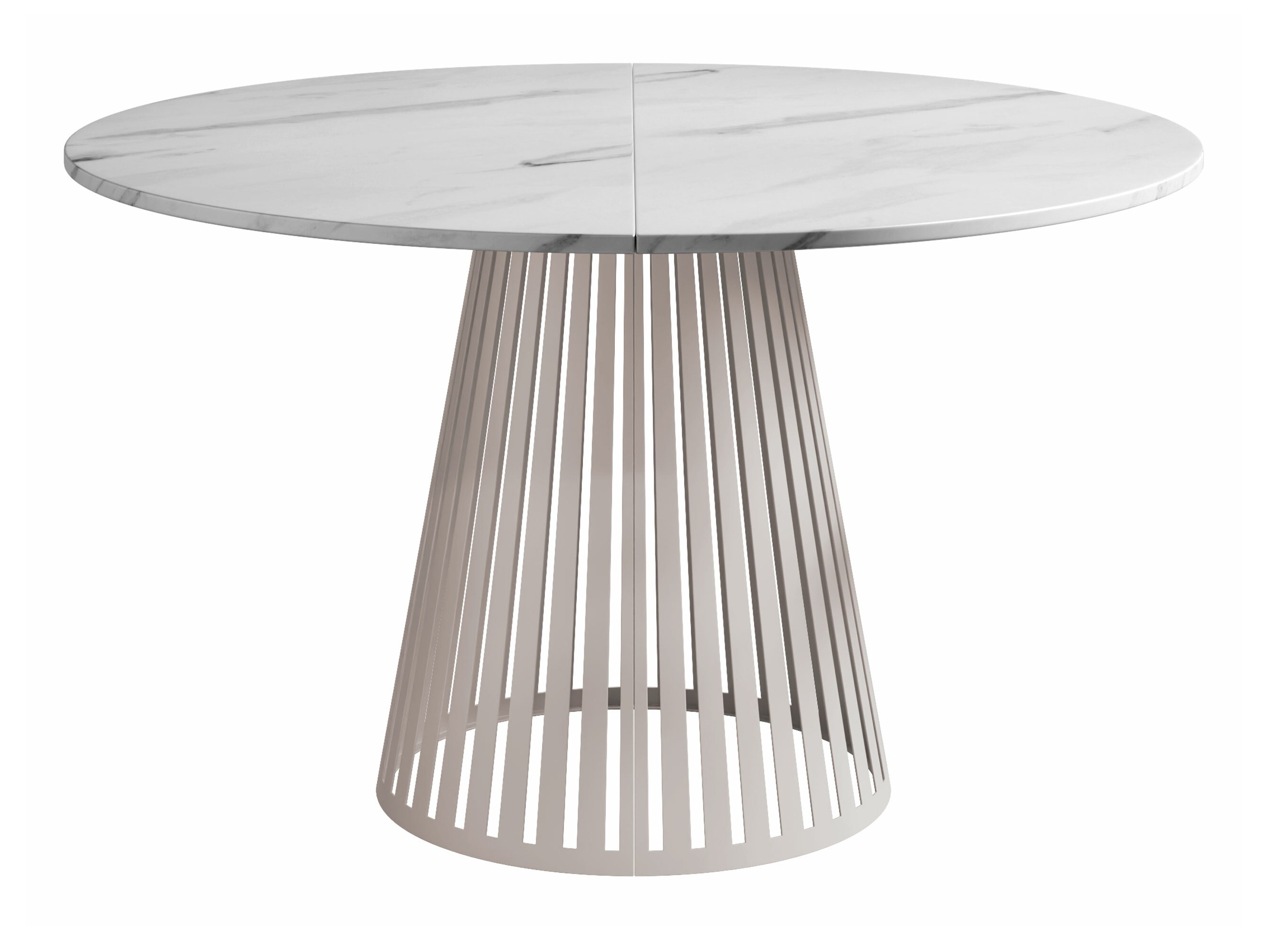 Bord Prudentia II (Hvid marmor + Kashmir)