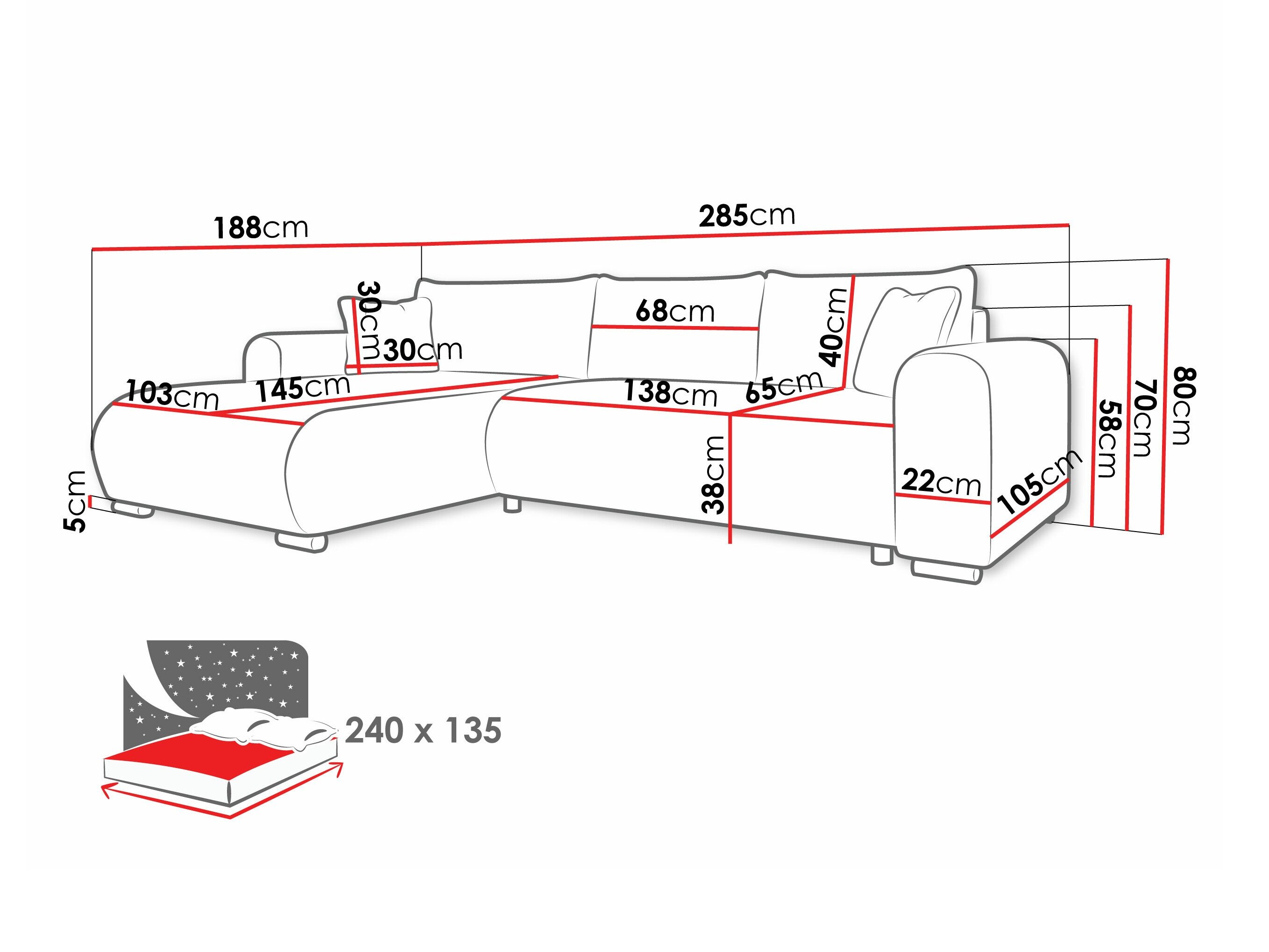 Hjørnesofa Comfivo 410 (Poso 05)