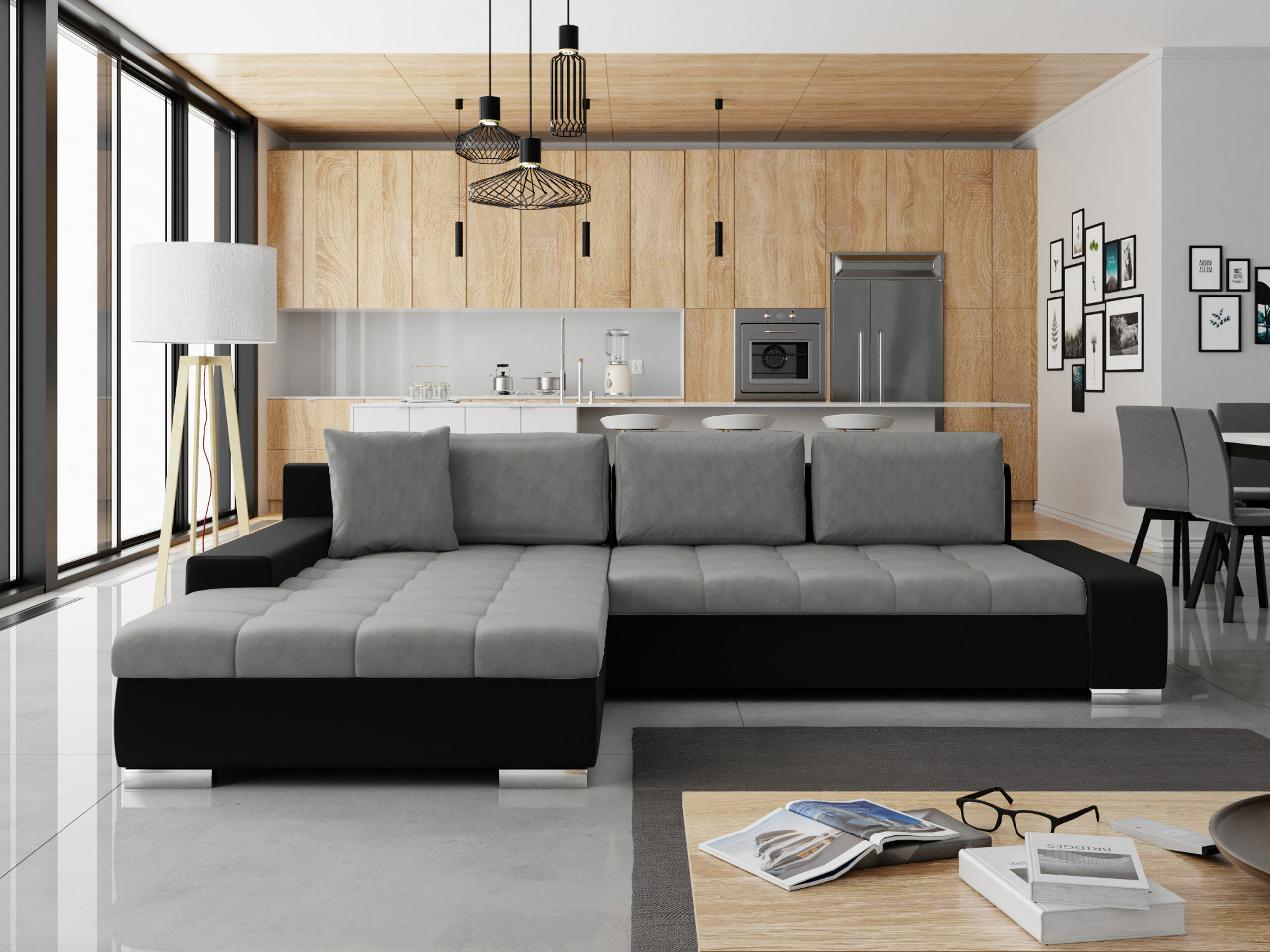 Hjørnesofa Comfivo Nitor II (Magic Velvet 2219 + Magic Velvet 2217)