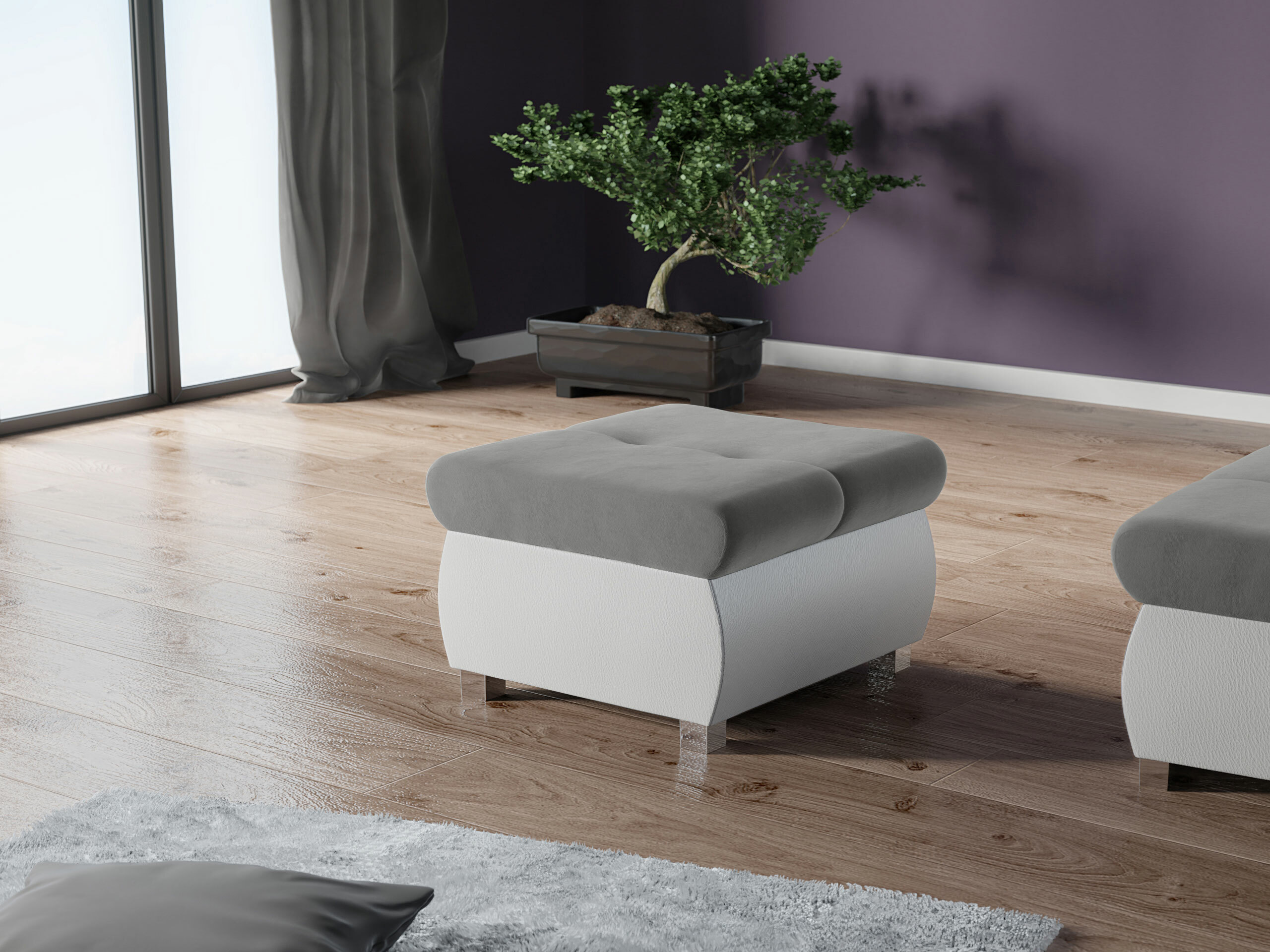 Puf Comfivo Nitor (Soft 017 + Magic Velvet 2217)