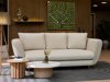 Sovesofa Mandeville 354 (Gylden + Sort)