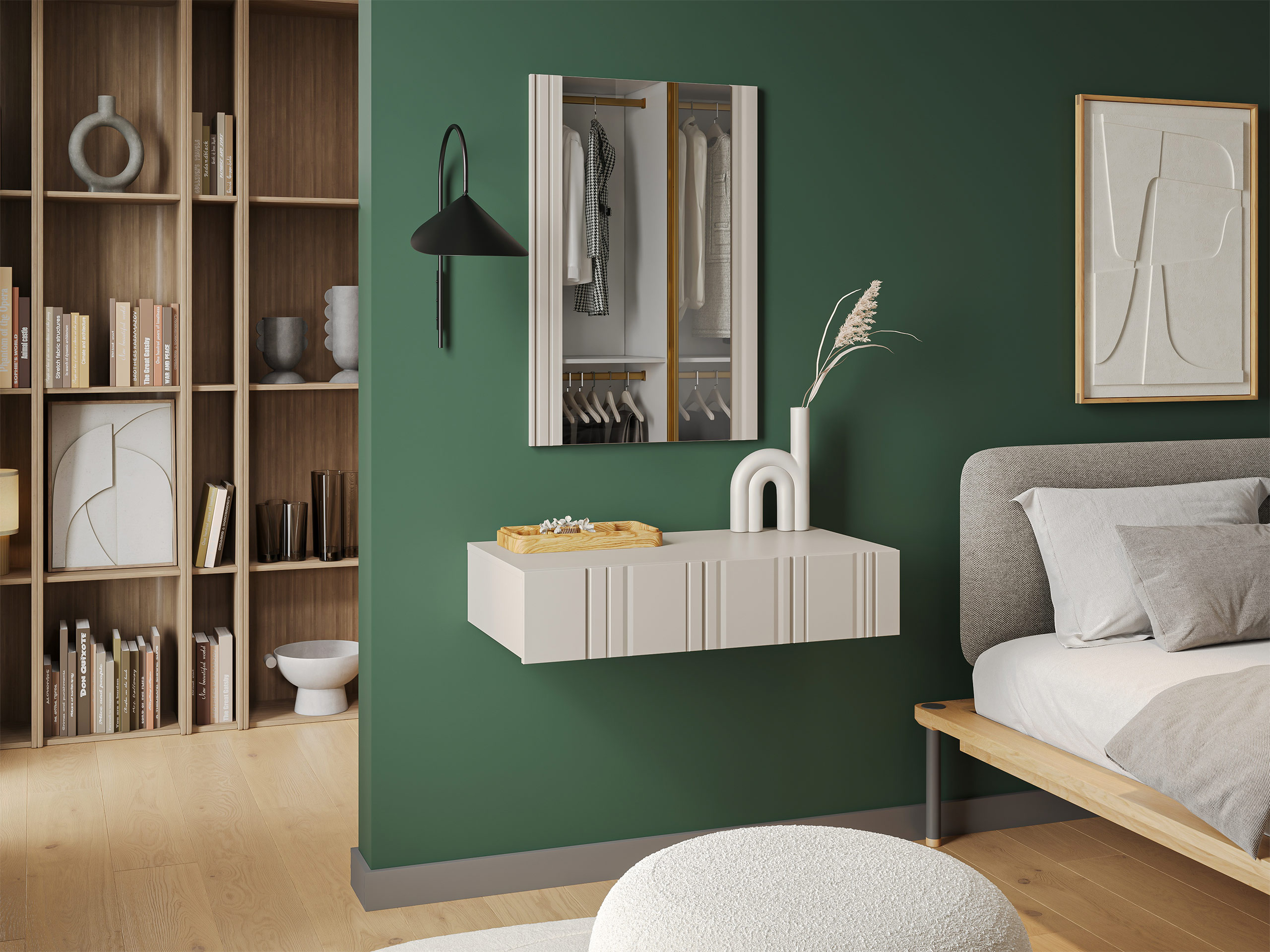 Sminkebord Evavese 109 (Beige)