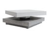 Transformer sofabord Comfivo 385 (Beton + Hvid)