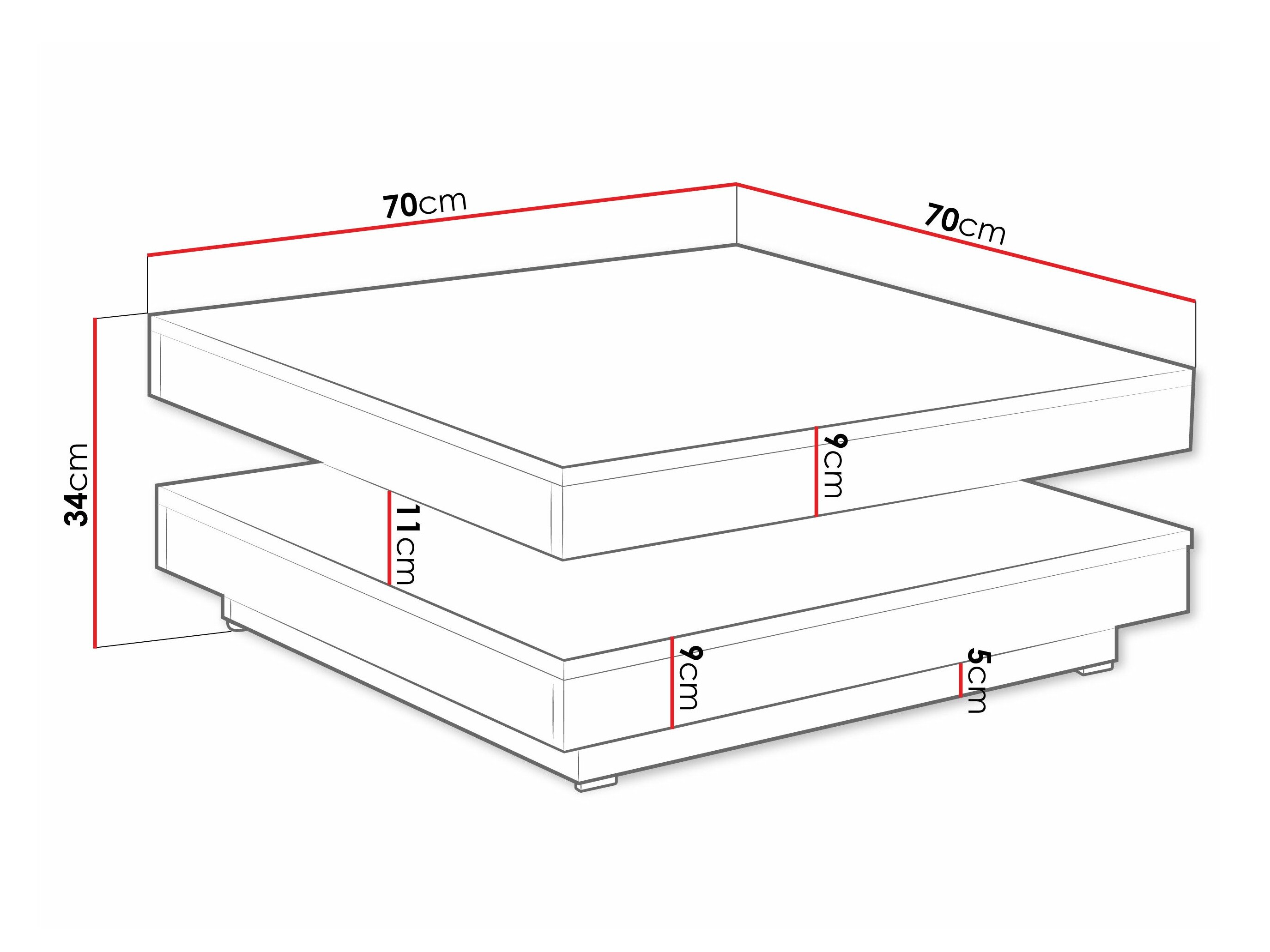Transformer sofabord Comfivo 385 (Grafit + Wotan eg)