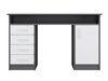 Skrivebord Mandeville 329 (Hvid + Antracit)