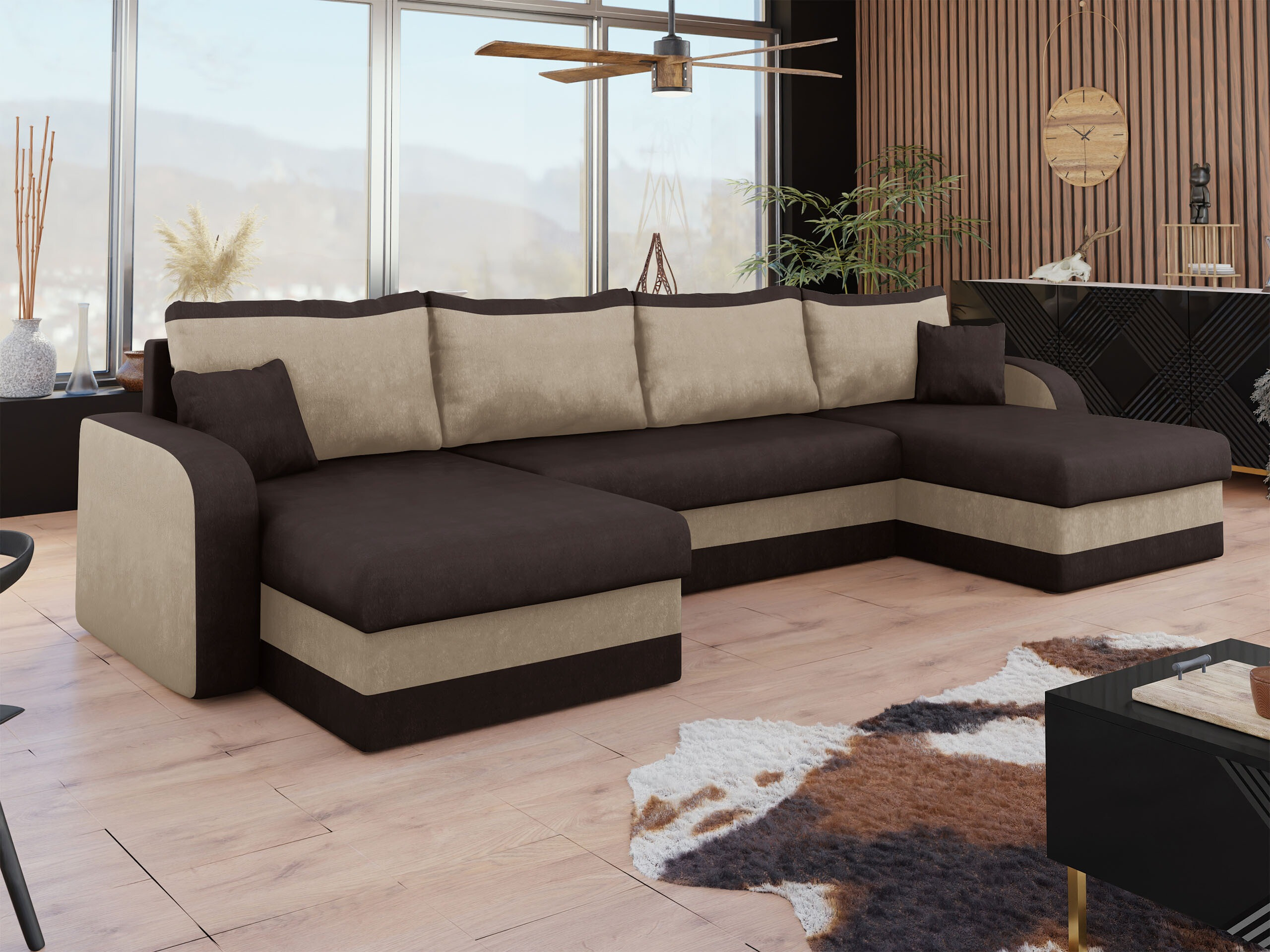 Hjørnesofa Comfivo Melissa IV (Alova 68 + Alova 07)