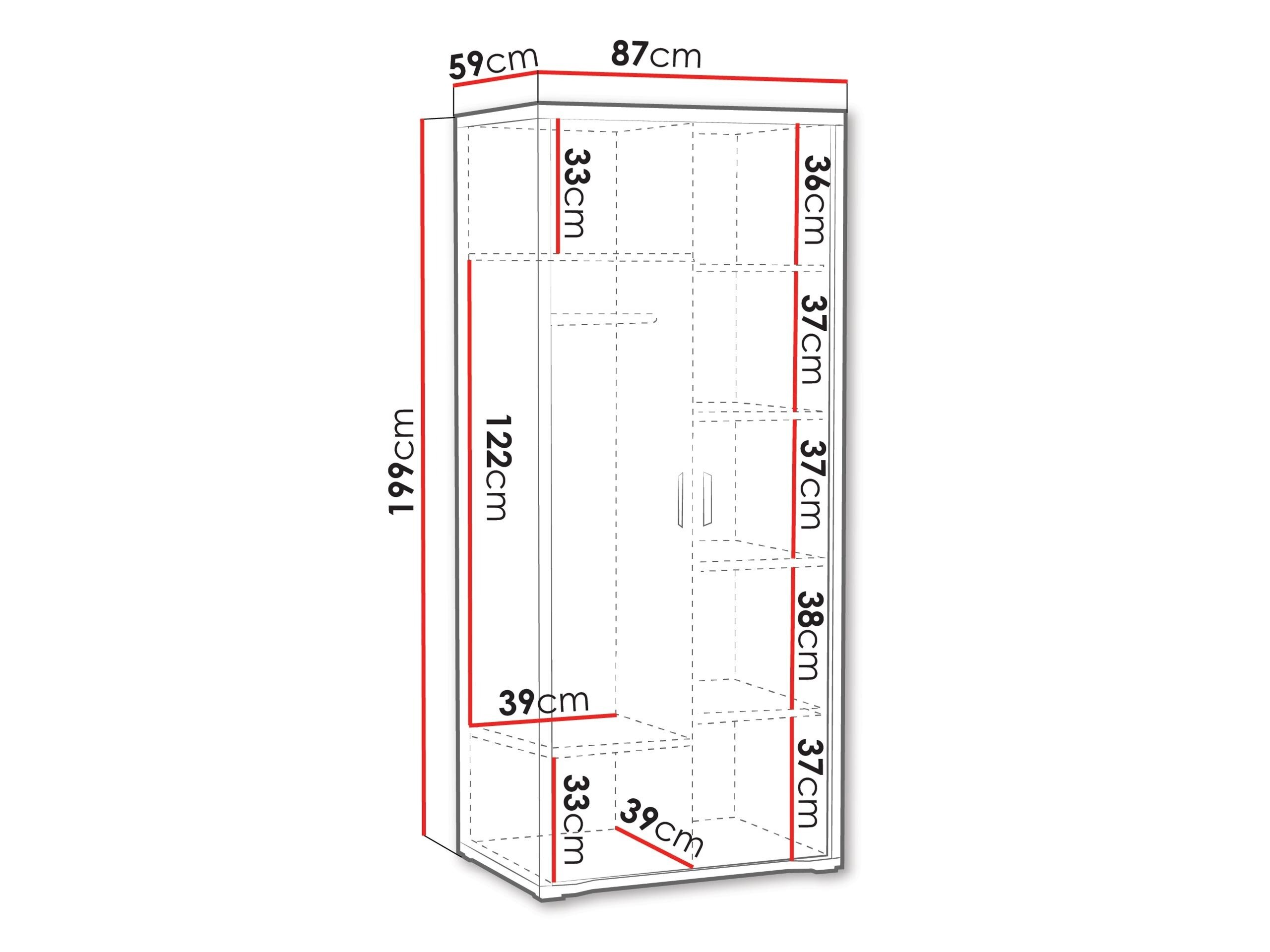 Garderobeskab Elisale 107