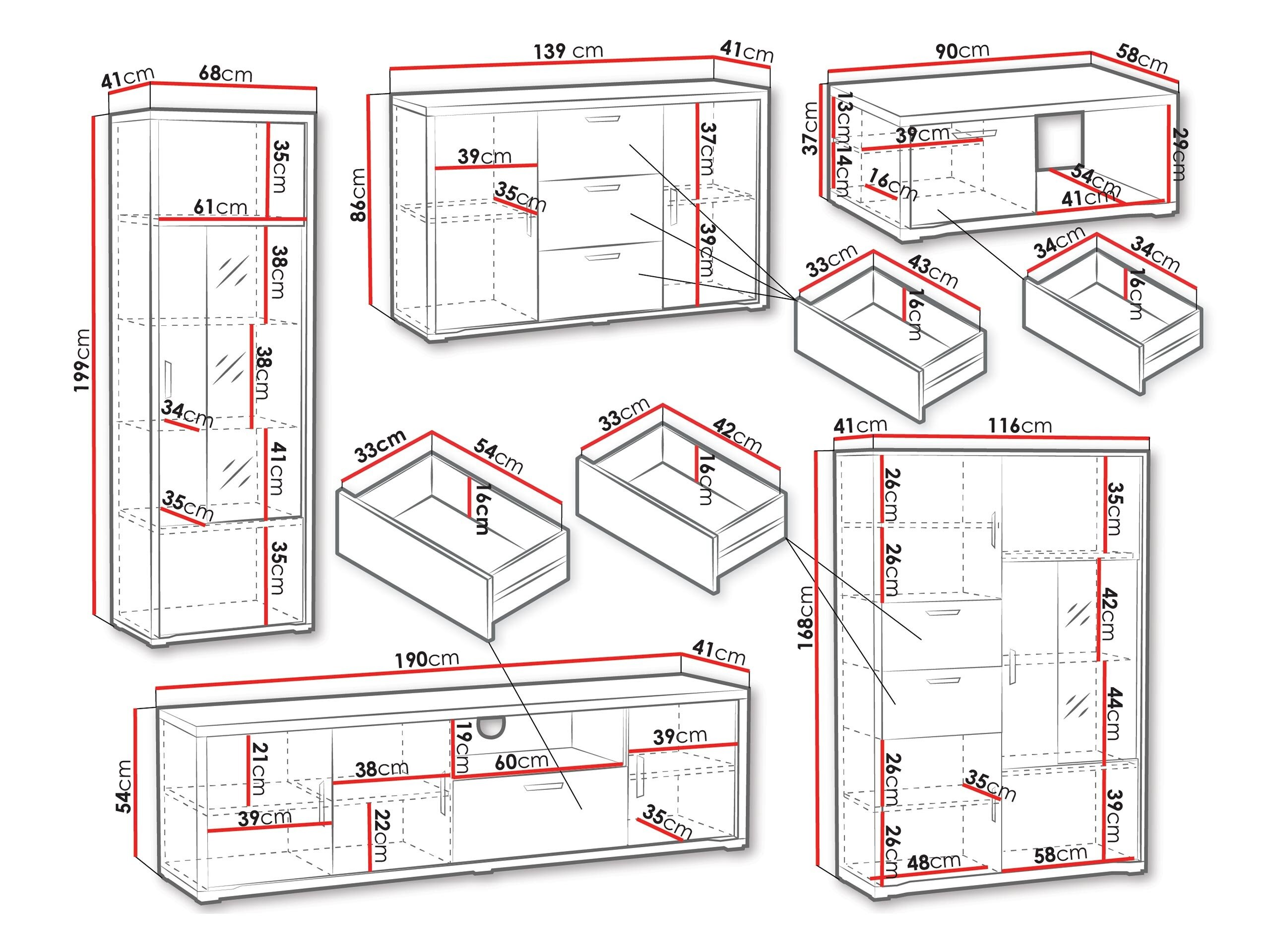 Stuemøbelsæt Elisale 110