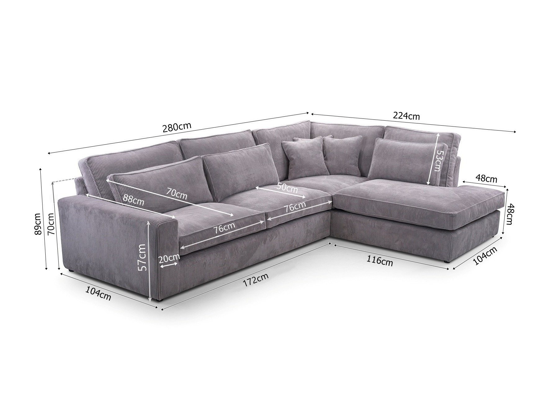 Hjørnesofa Somava 101 (Lincoln 17)