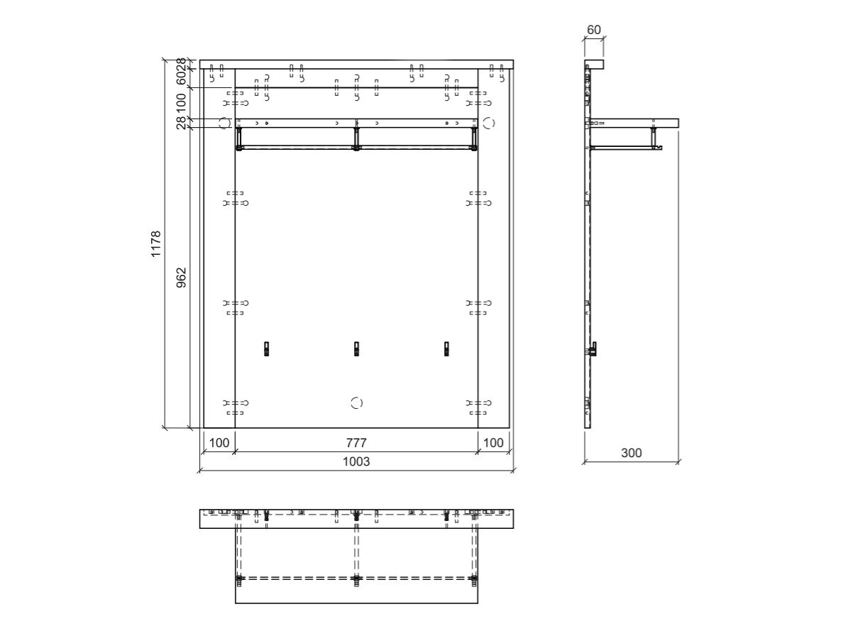 Knagerække Mirtalo 103