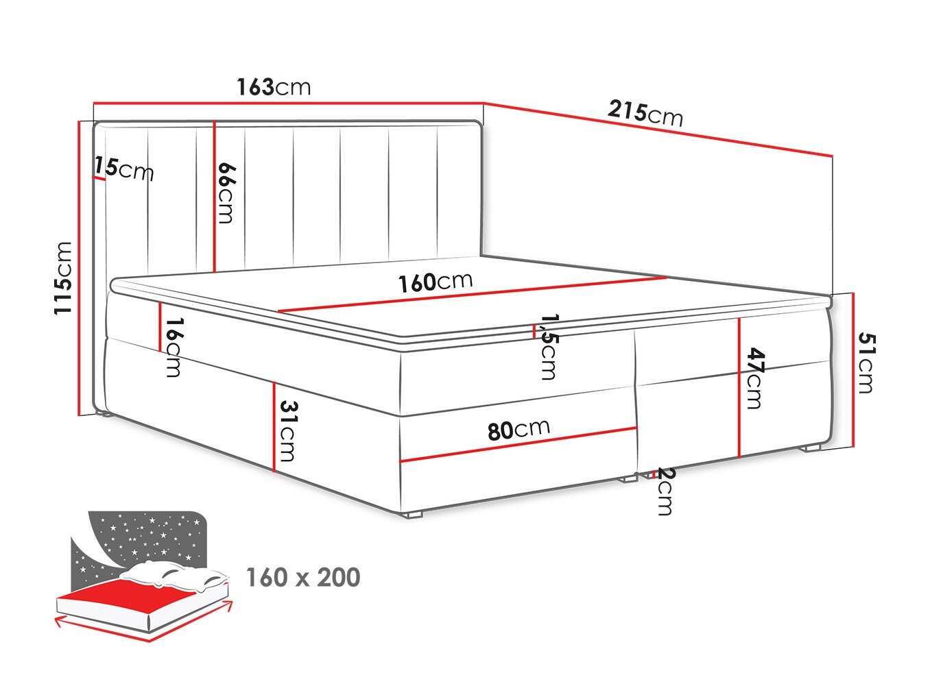 Kontinentalseng Pomona 116 (Magic fløjl 2216)