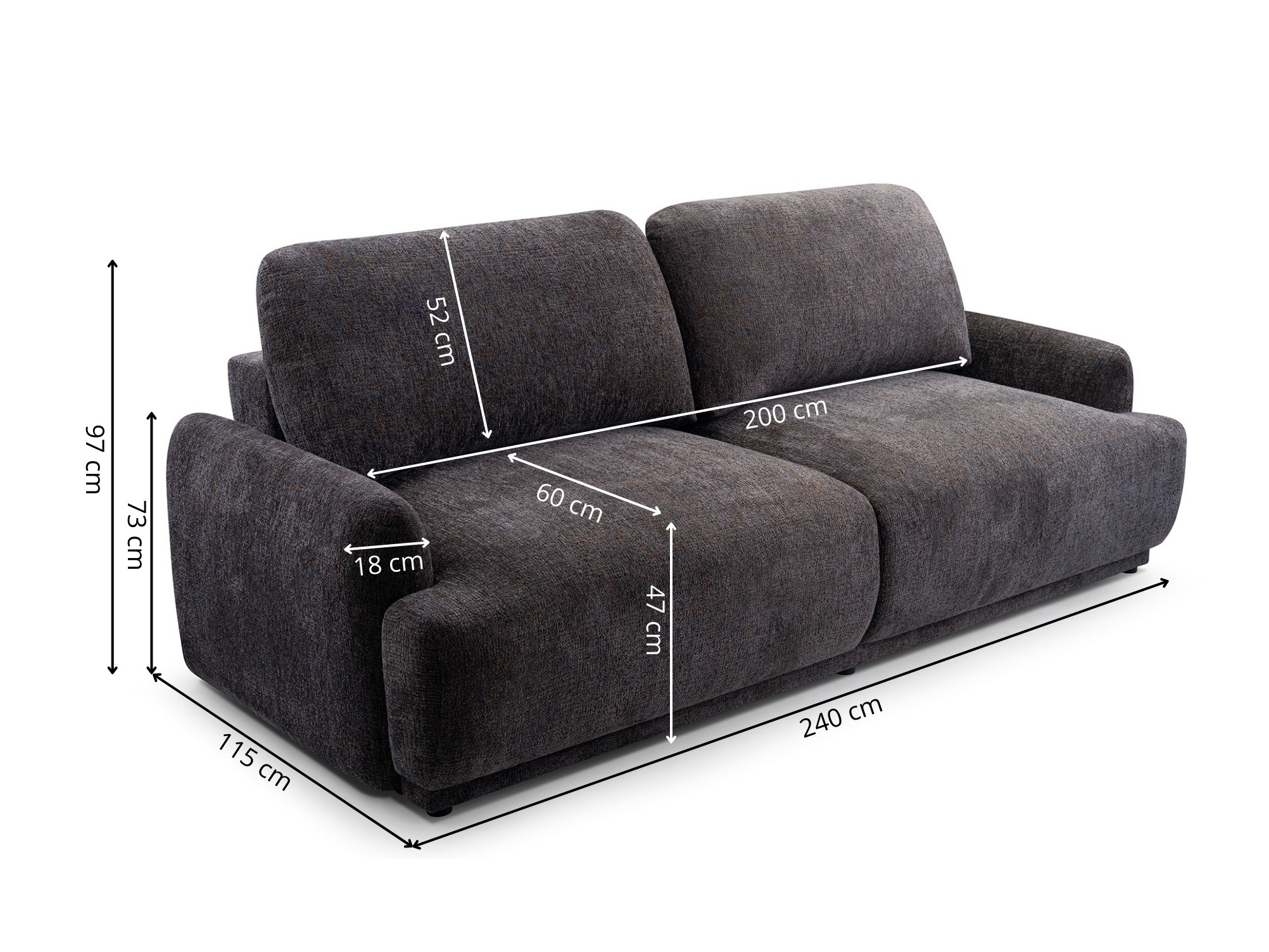Sovesofa Lufkin 113 (Bello 05)