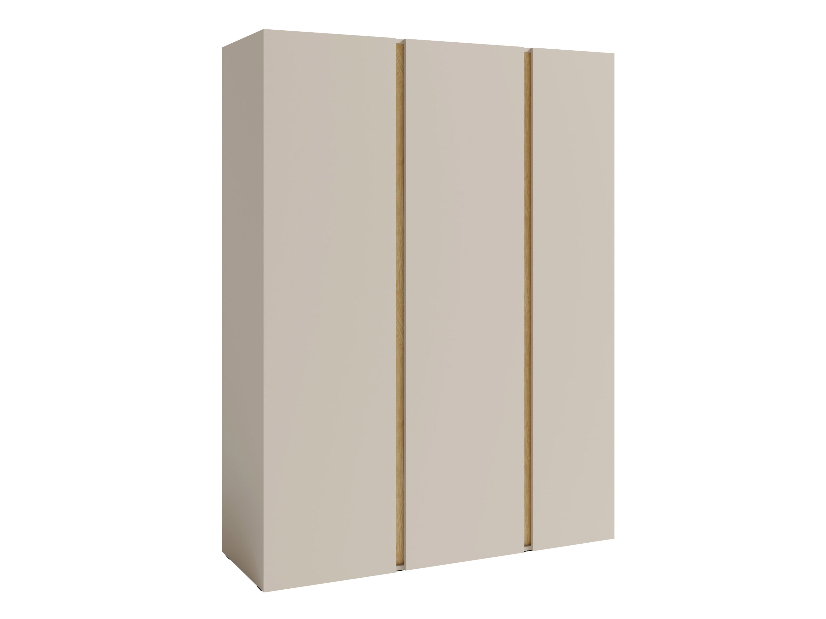 Garderobeskab Fiosono 100 (Beige + Lys eg)