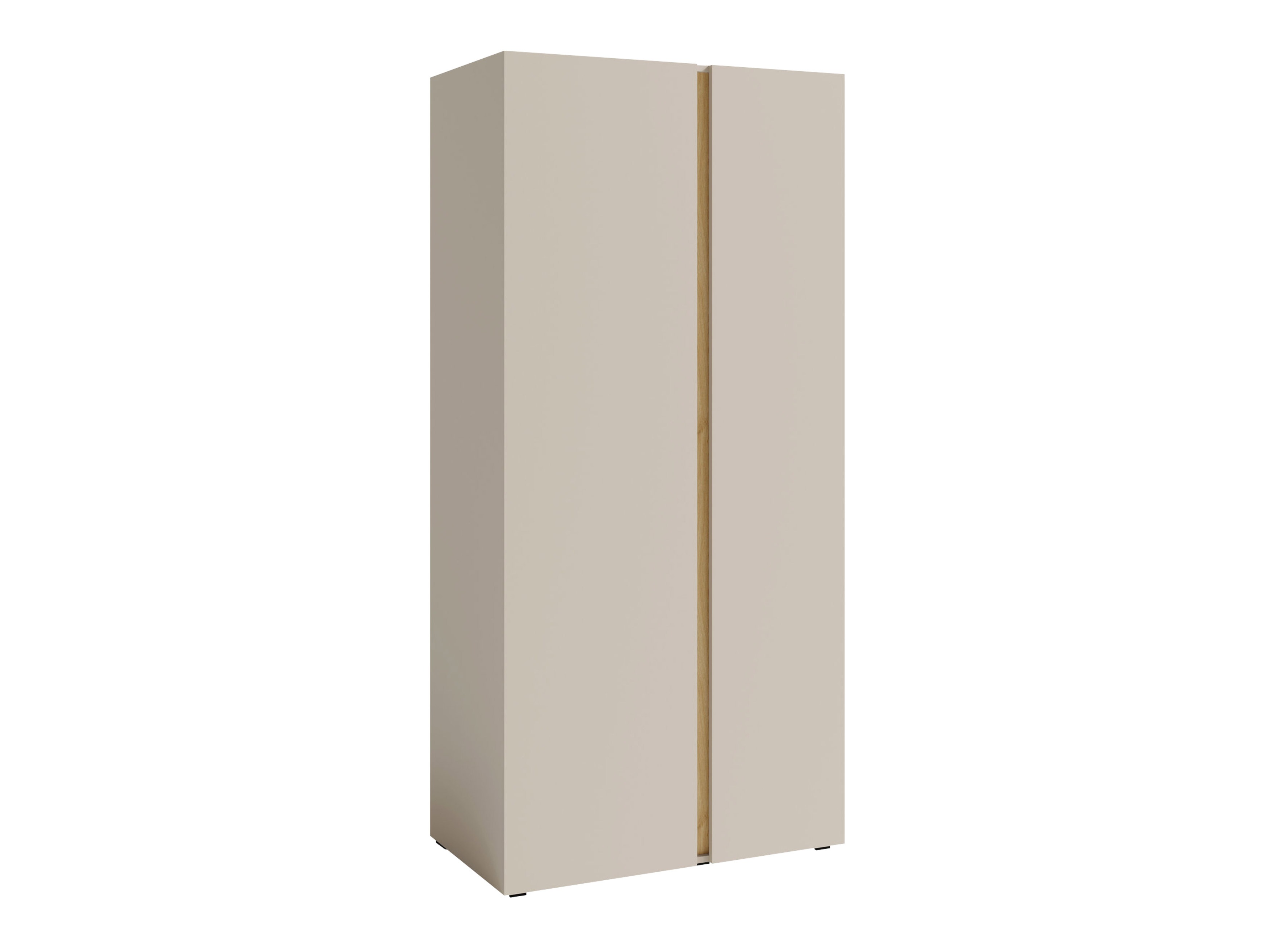Garderobeskab Fiosono 102 (Beige + Lys eg)