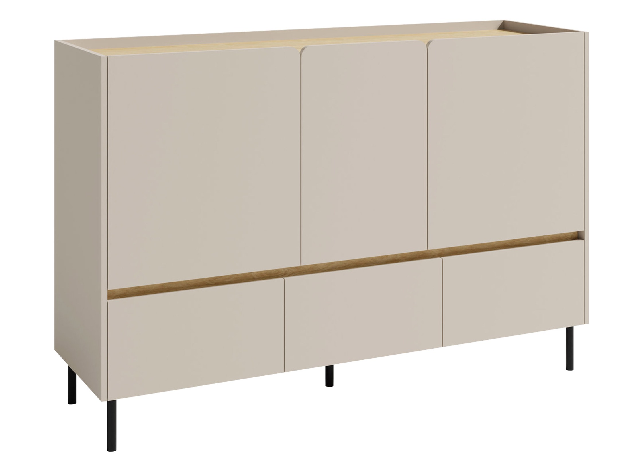 Kommode Fiosono 106 (Beige + Lys eg)