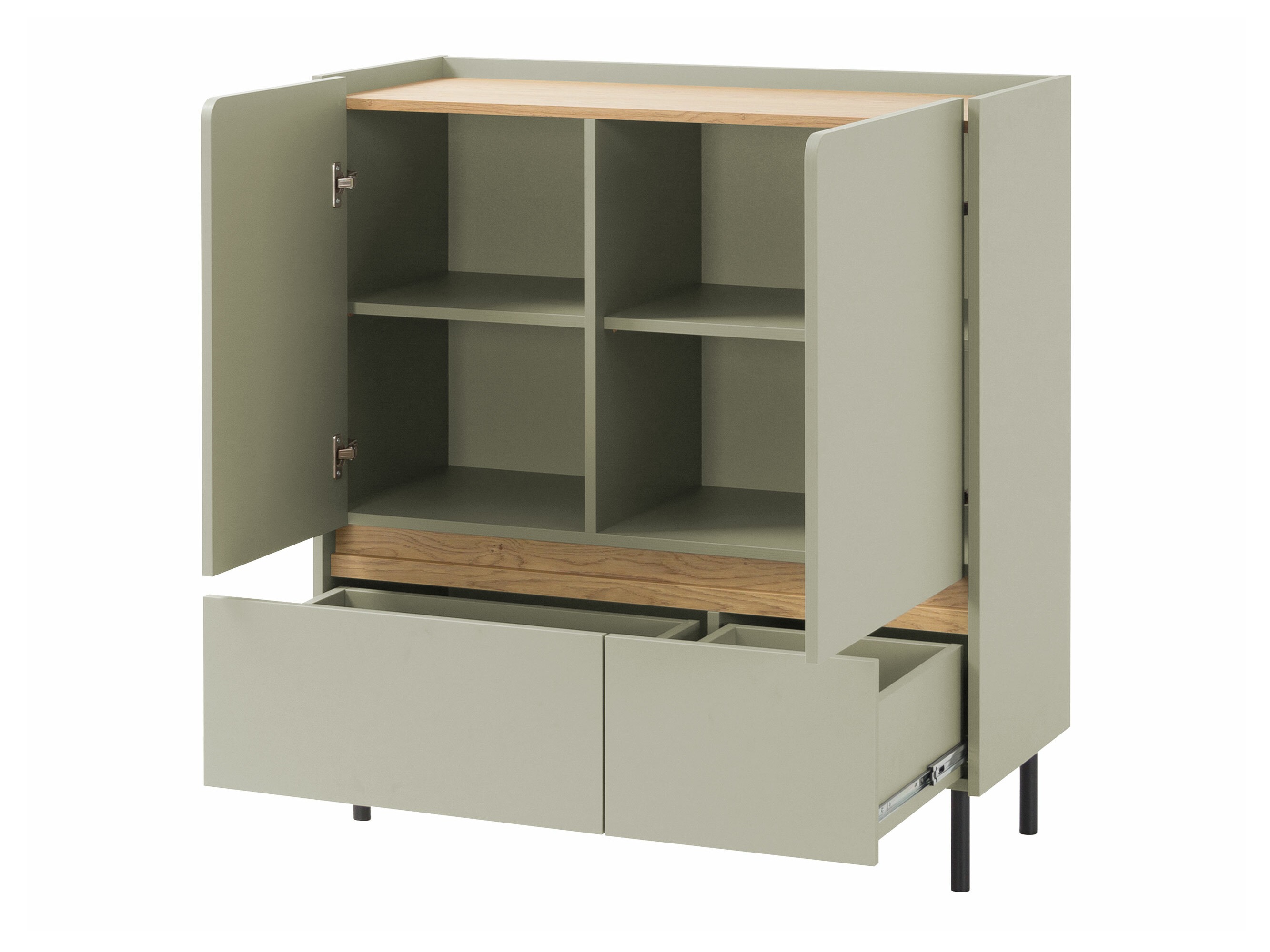 Kommode Fiosono 107 (Beige + Lys eg)