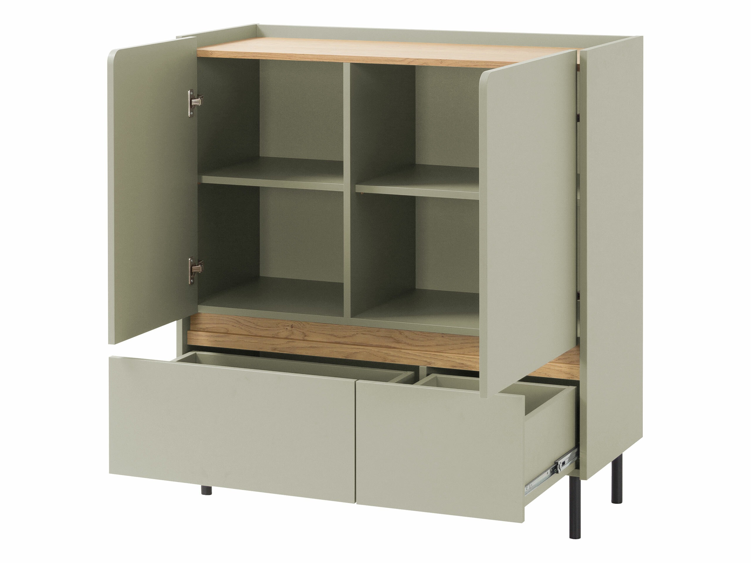 Kommode Fiosono 108 (Beige + Lys eg)
