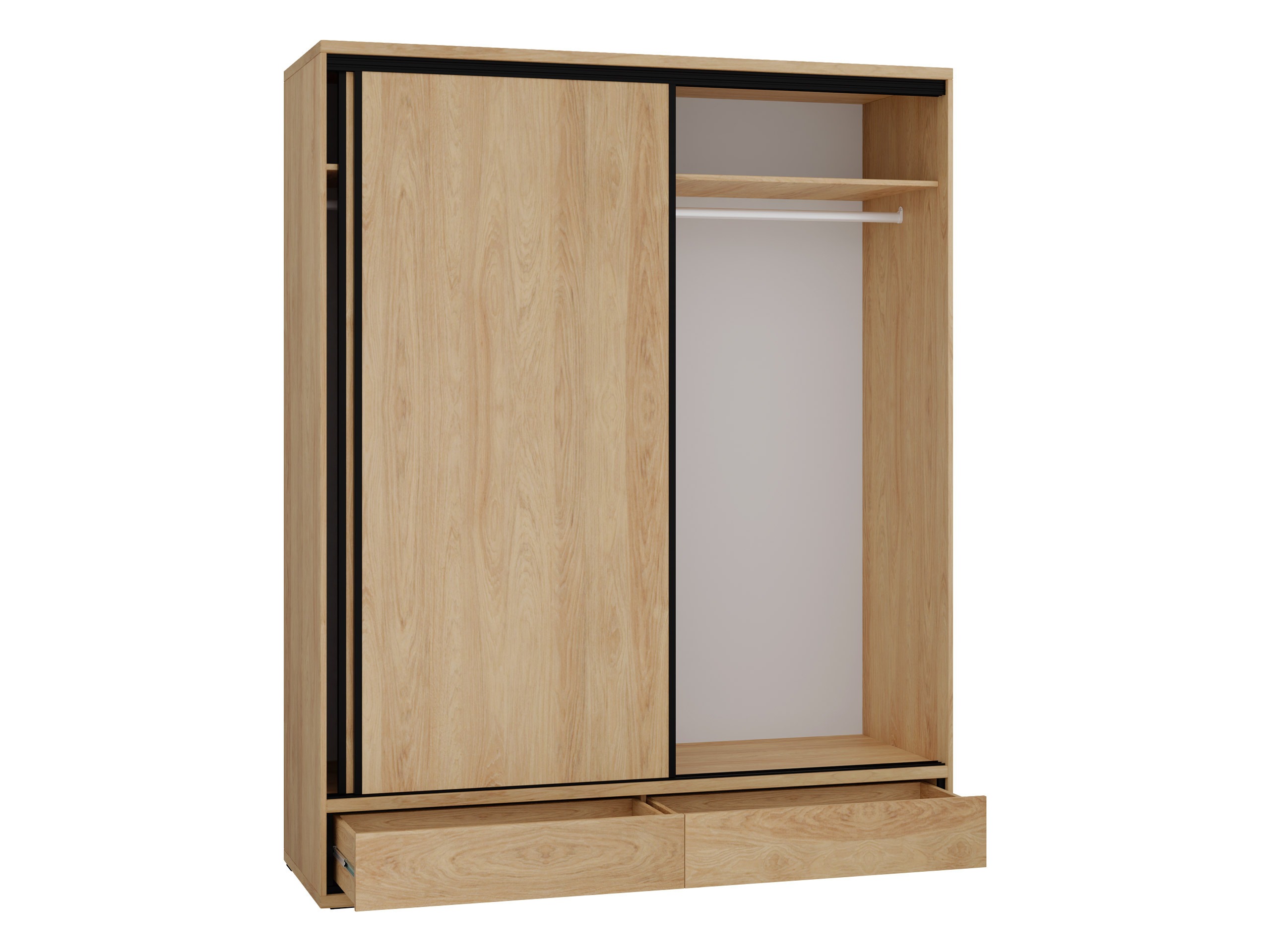 Garderobeskab Etrmoni 109 (Lyst træ)