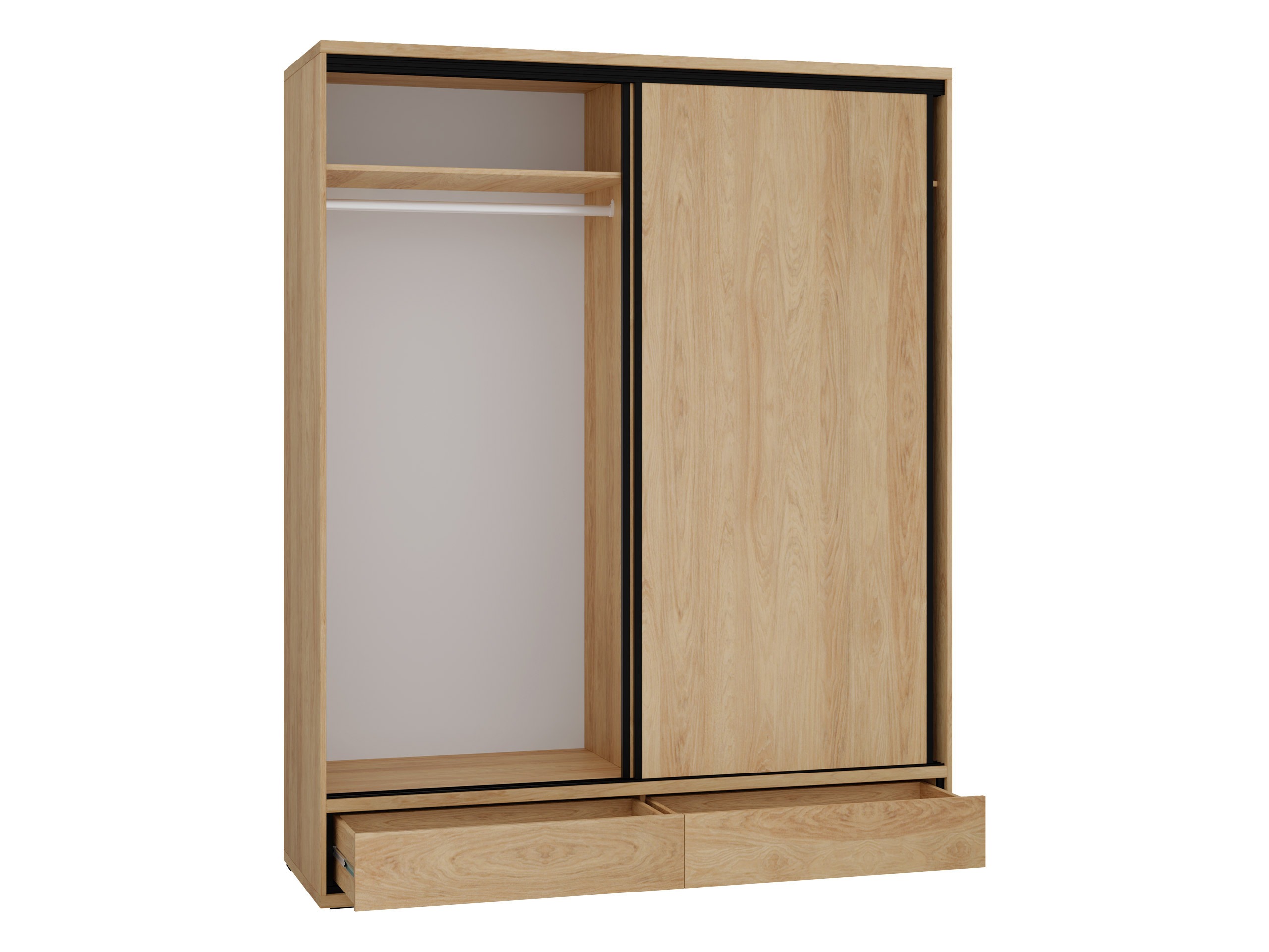 Garderobeskab Etrmoni 109 (Lyst træ)