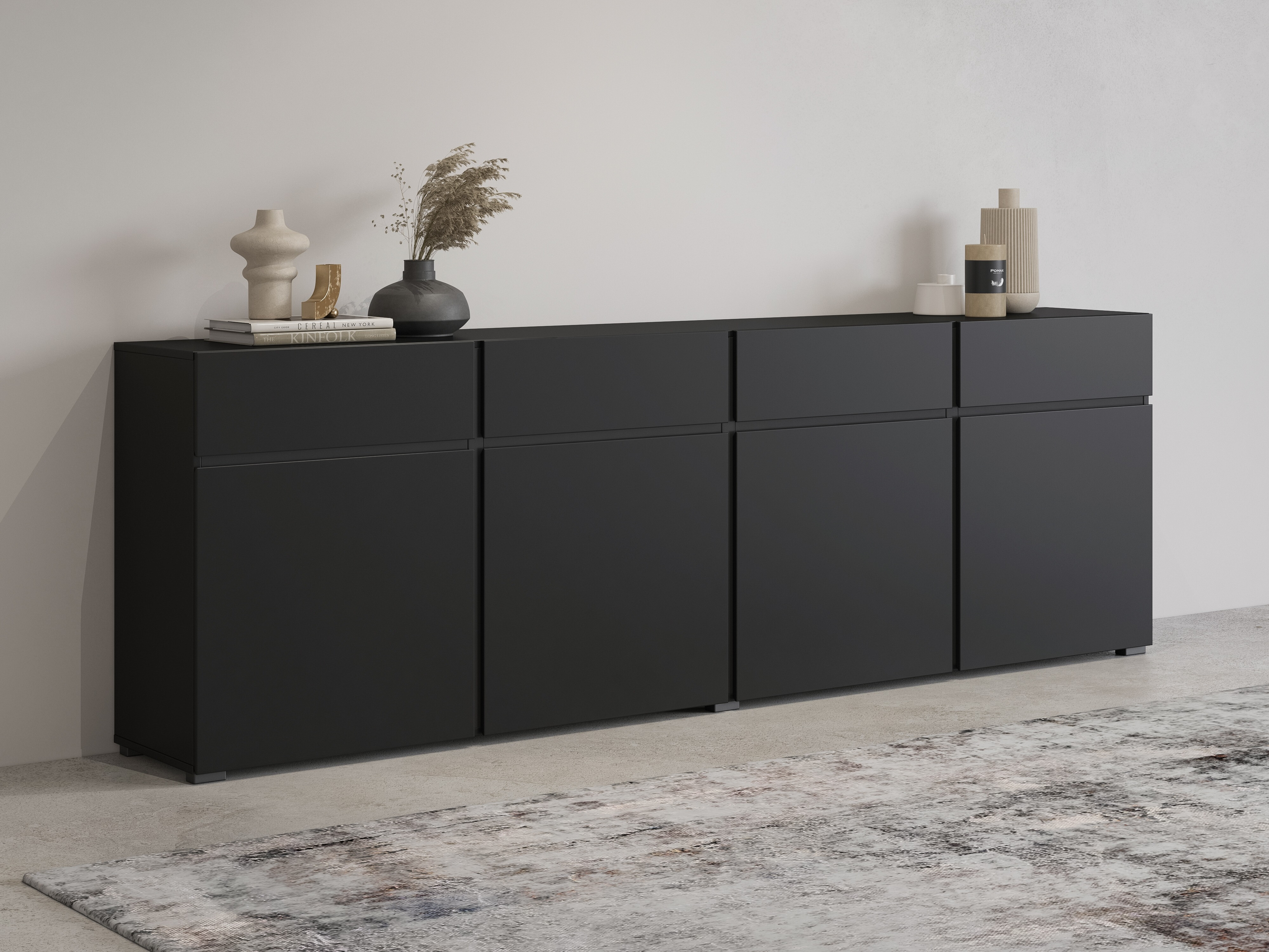 Kommode Alfere 100 (Sort)