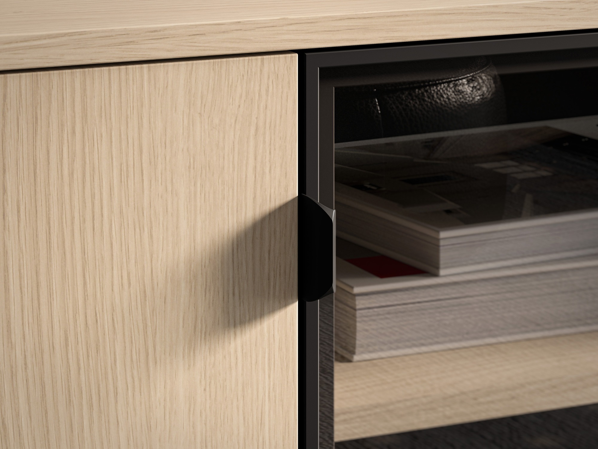 TV-bord Virsalo 103 (Egetræ)